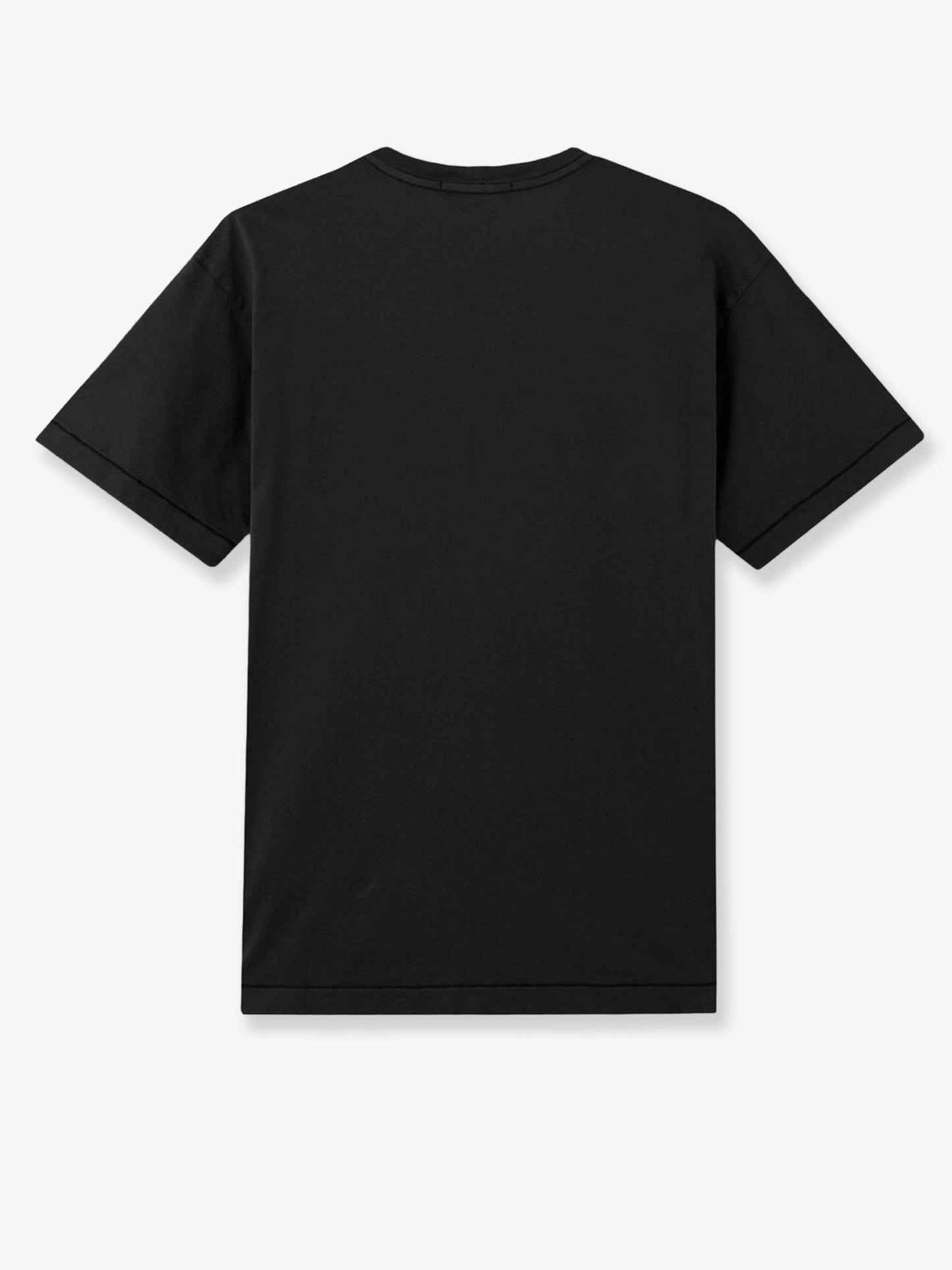 Stone Island Men Cotton T-Shirt With Front Logo Patch STONE ISLAND