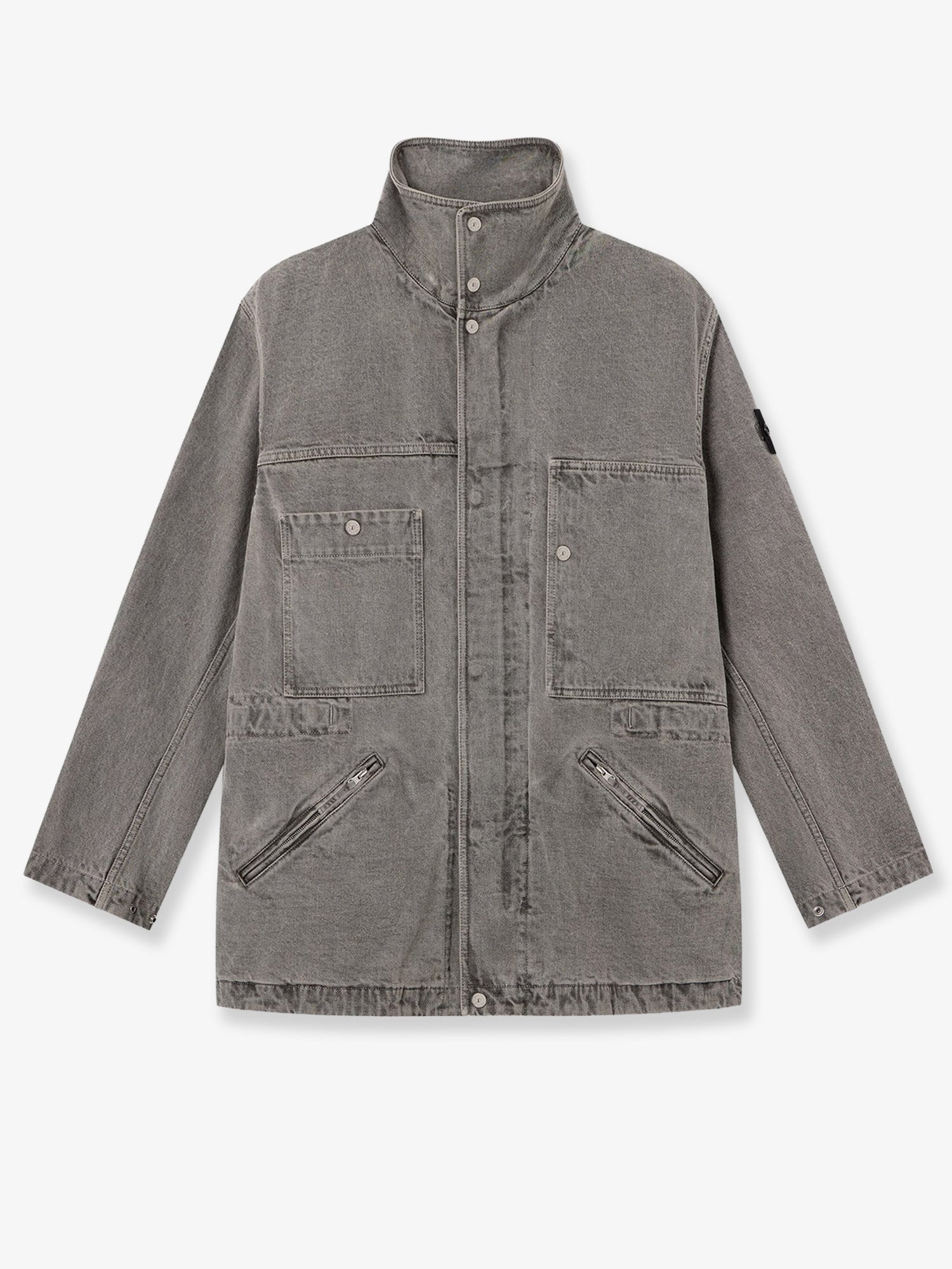 Stone Island Men Recycled Cotton Blend Jacket STONE ISLAND