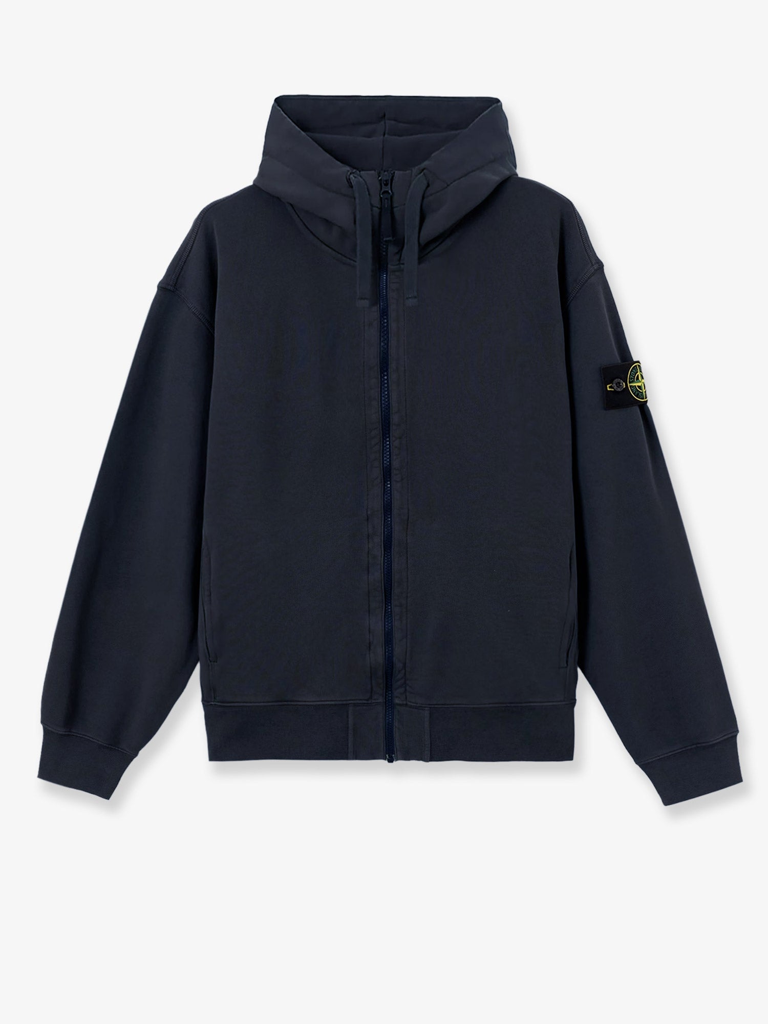 Stone Island Men Oversize Biologic Cotton Sweatshirt With Zip STONE ISLAND