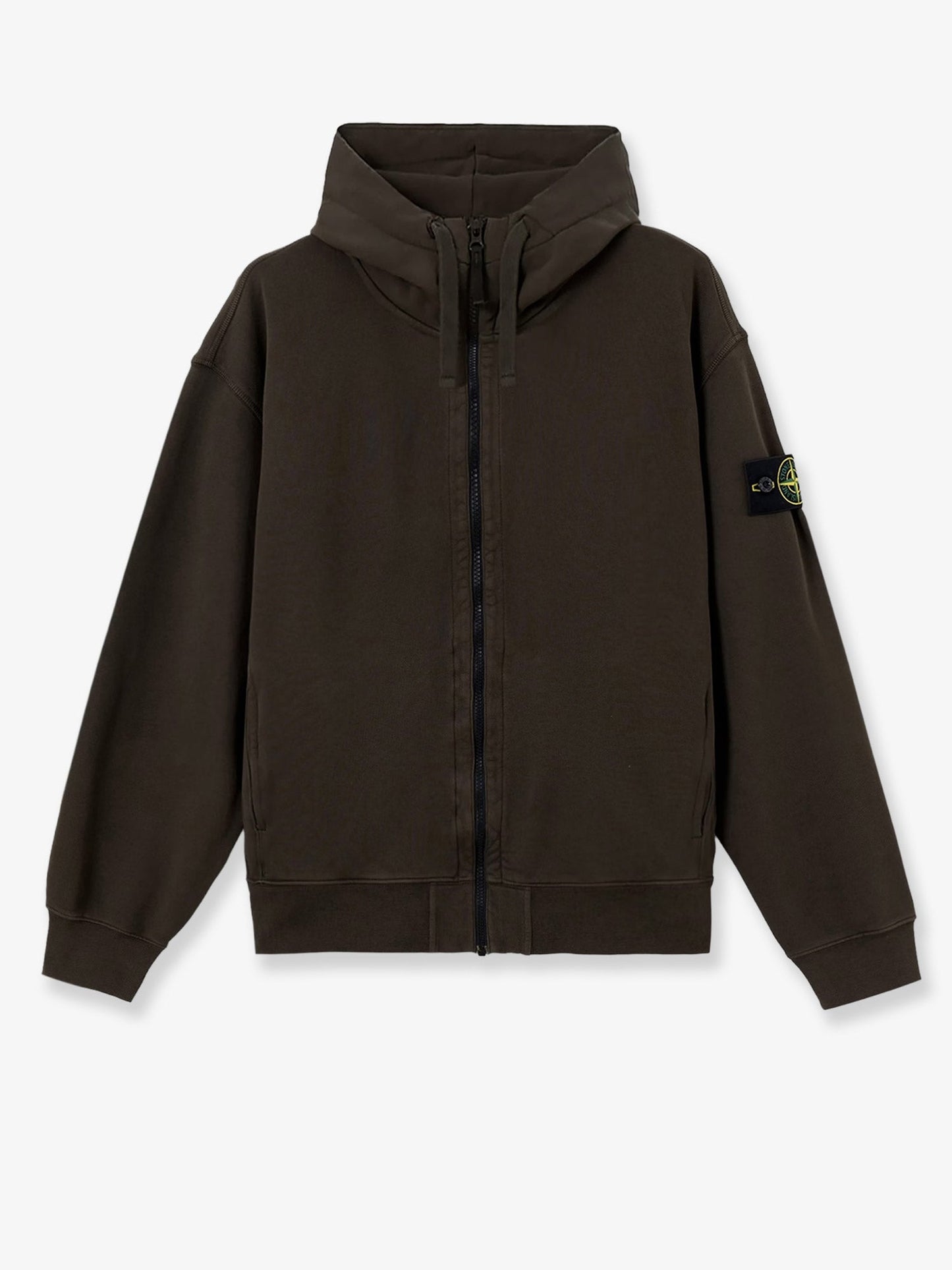Stone Island Men Oversized Organic Cotton Hoodie STONE ISLAND