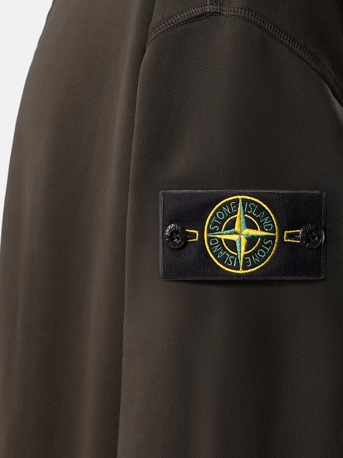 Stone Island Men Oversized Organic Cotton Hoodie STONE ISLAND