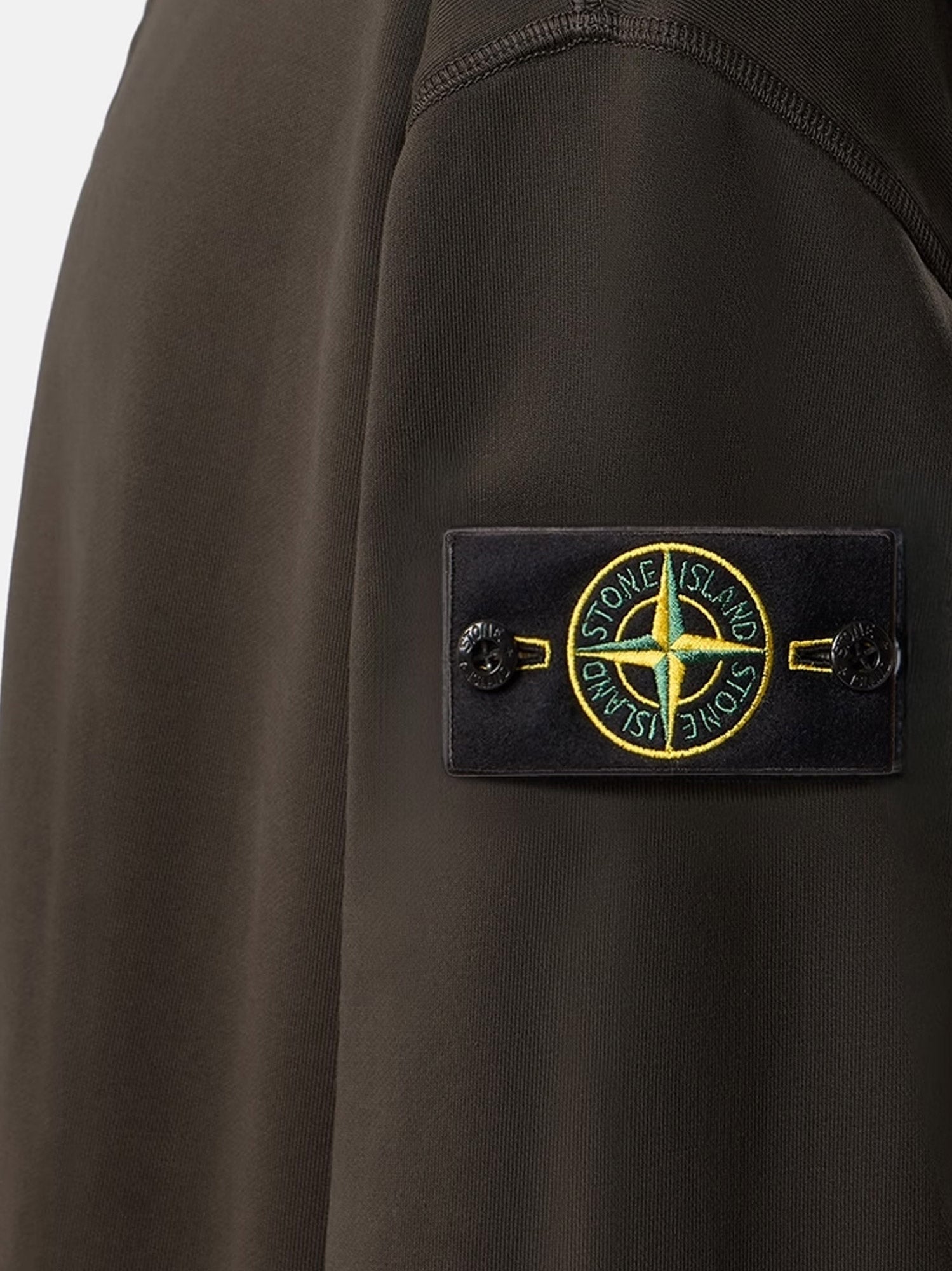 Stone Island Men Oversized Organic Cotton Hoodie STONE ISLAND