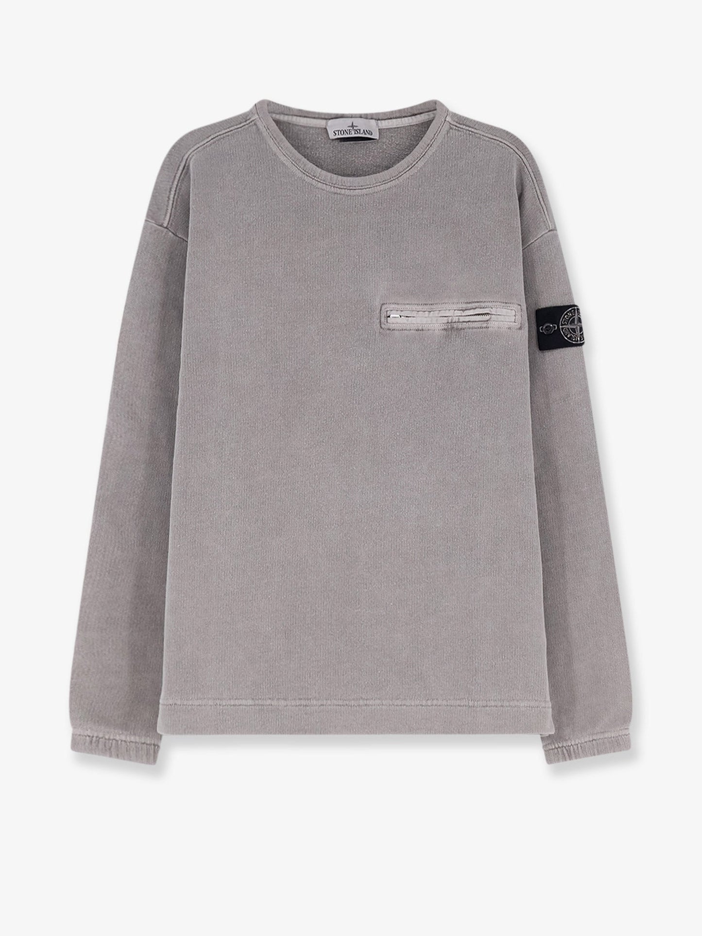 Stone Island Men Cotton Sweatshirt With Logo STONE ISLAND