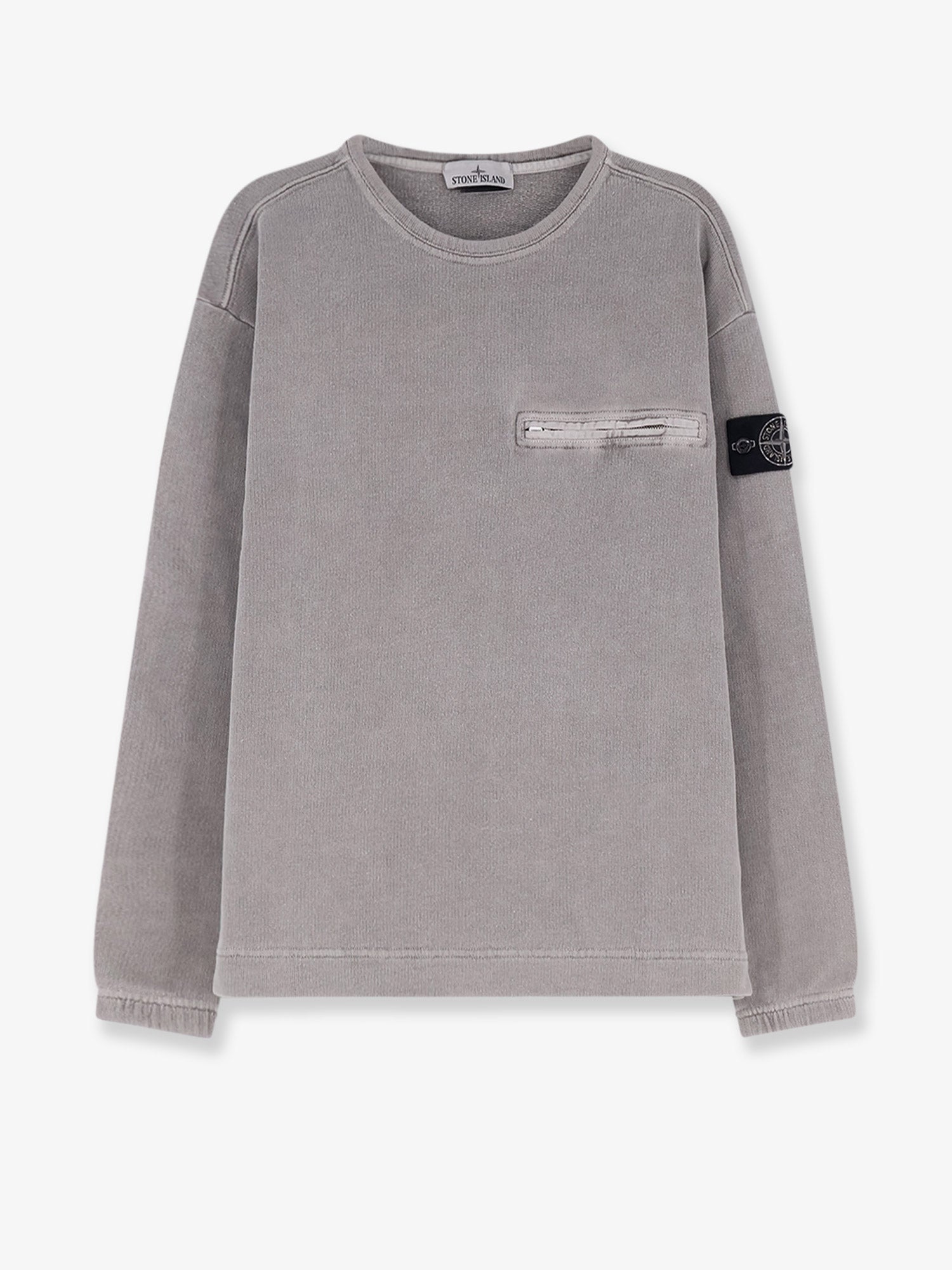 Stone Island Men Cotton Sweatshirt With Logo STONE ISLAND