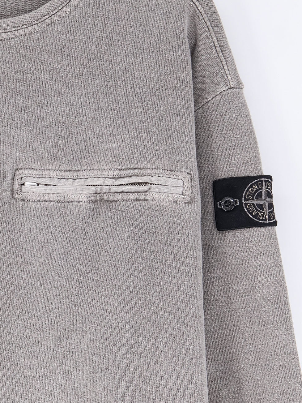 Stone Island Men Cotton Sweatshirt With Logo STONE ISLAND