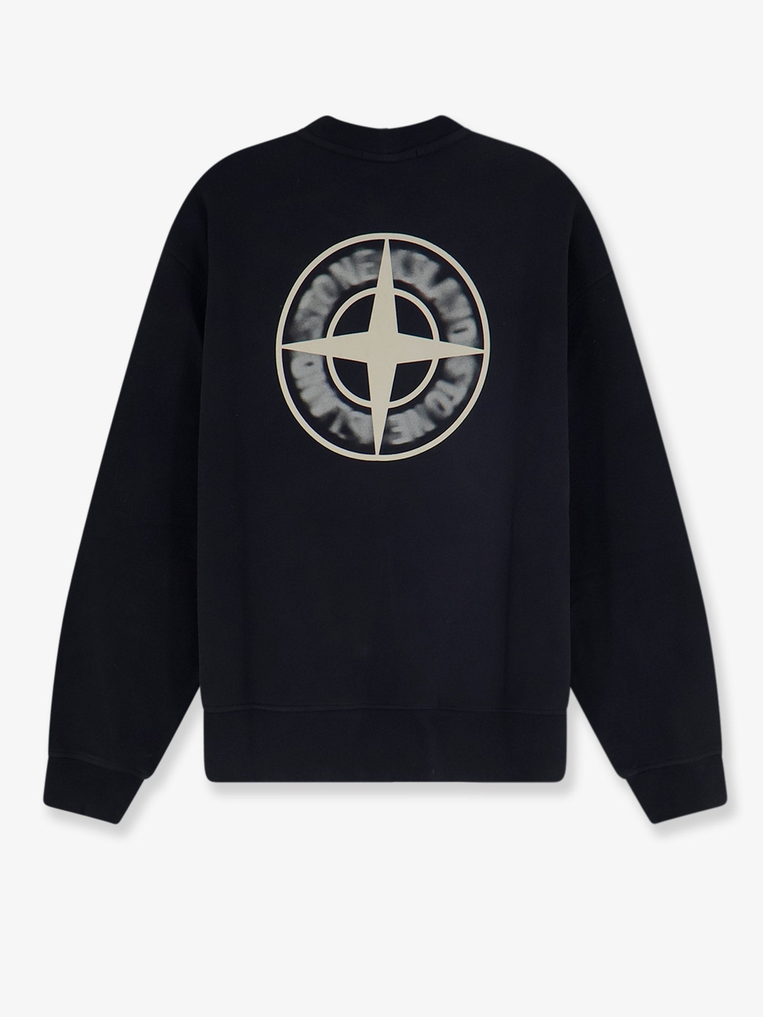 Stone Island Men Organic Cotton Sweatshirt With Logo Print STONE ISLAND
