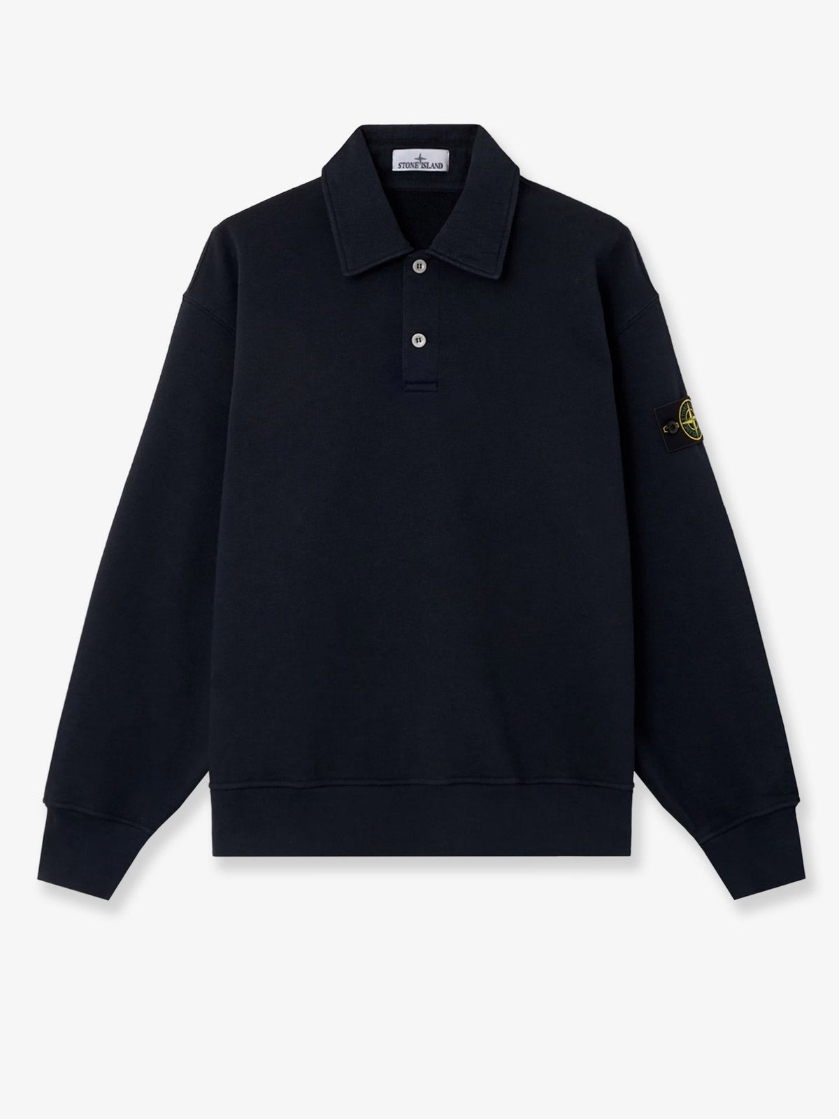 Stone Island Men Oversized Cotton Polo Shirt STONE ISLAND