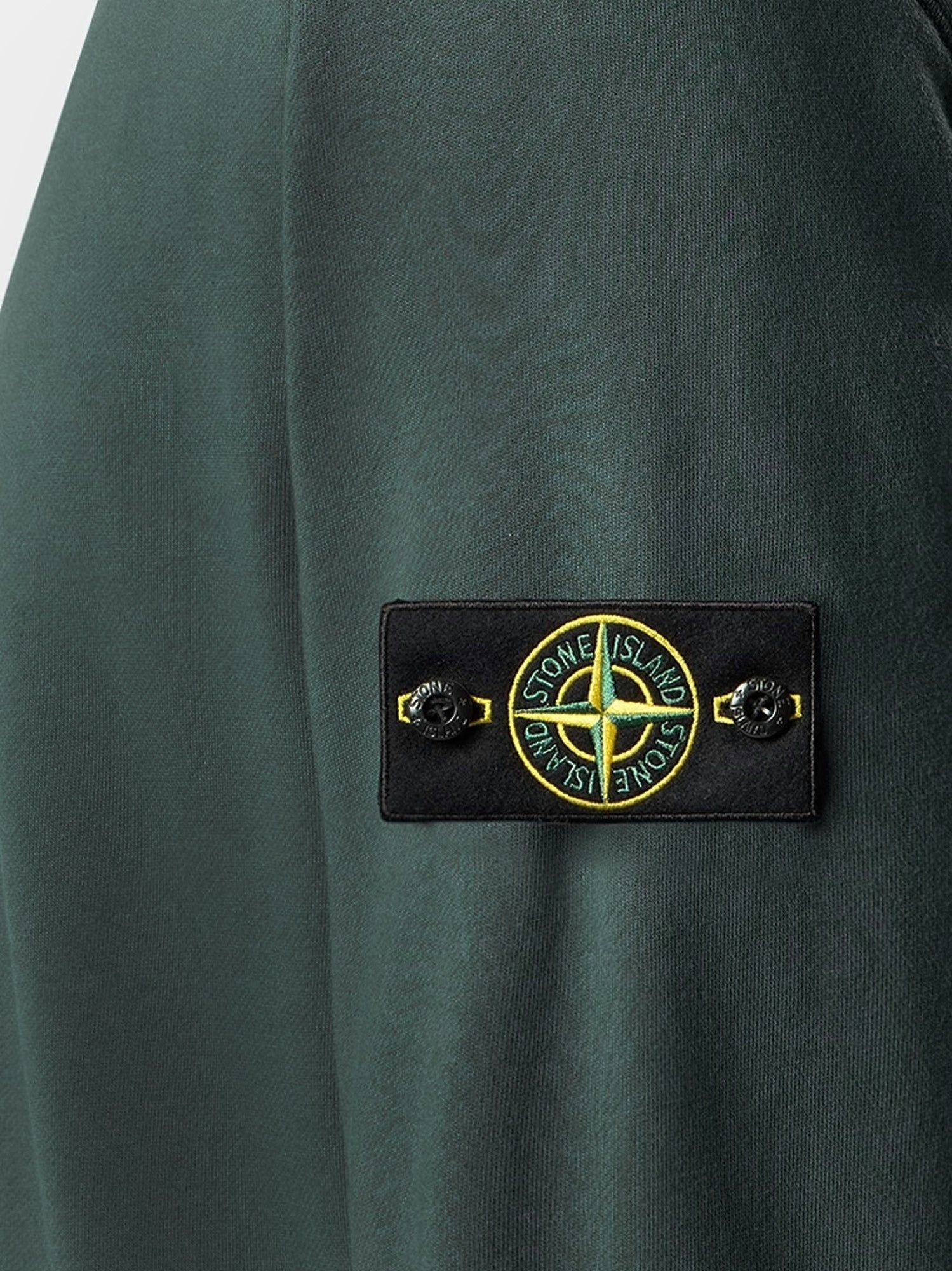Stone Island Men Cotton Sweatshirt With Side Logo Patch STONE ISLAND