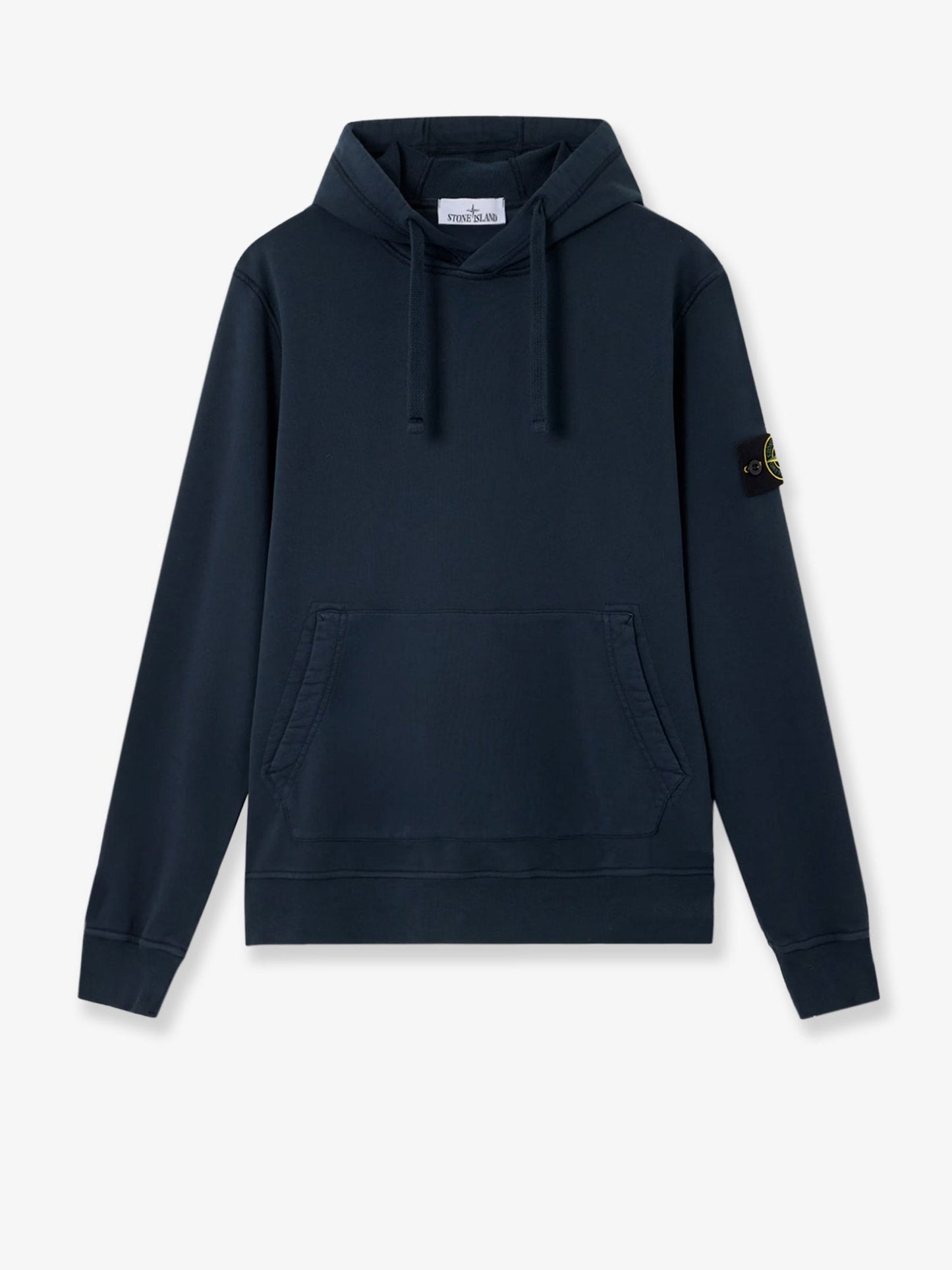 Stone Island Men Cotton Sweatshirt With Side Logo Patch STONE ISLAND