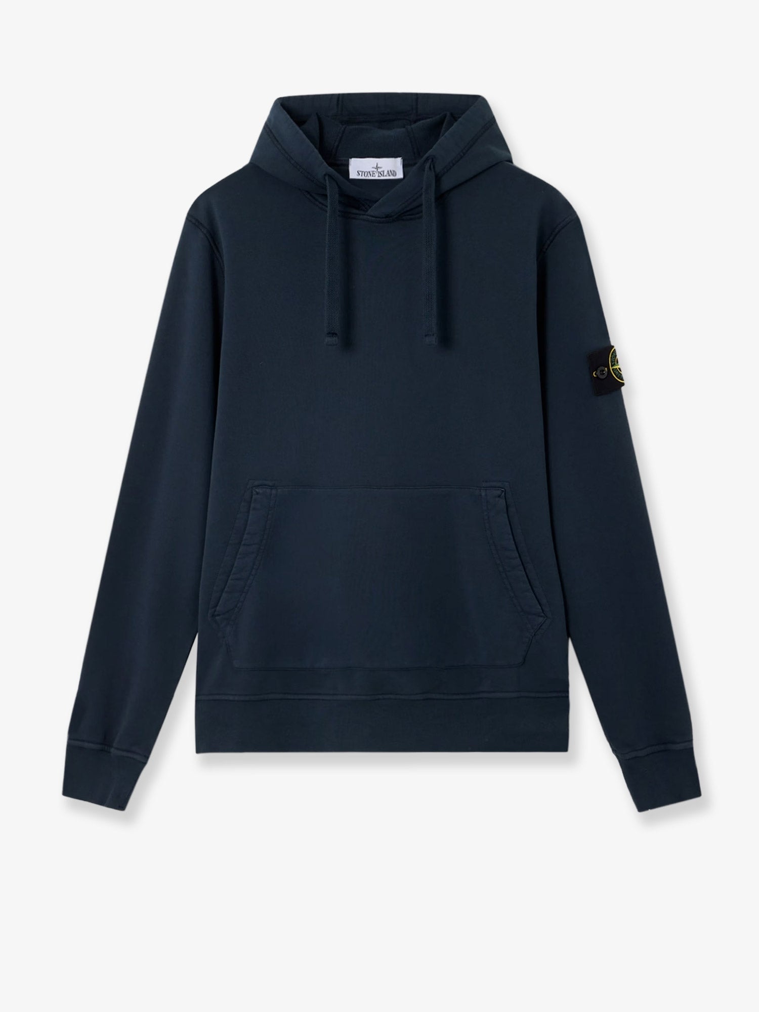 Stone Island Men Cotton Sweatshirt With Side Logo Patch STONE ISLAND