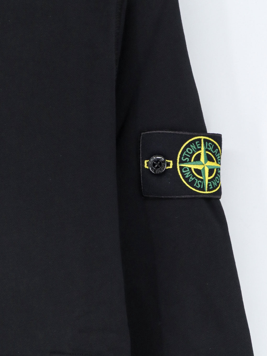 Stone Island Men Cotton Sweatshirt With Side Logo Patch STONE ISLAND