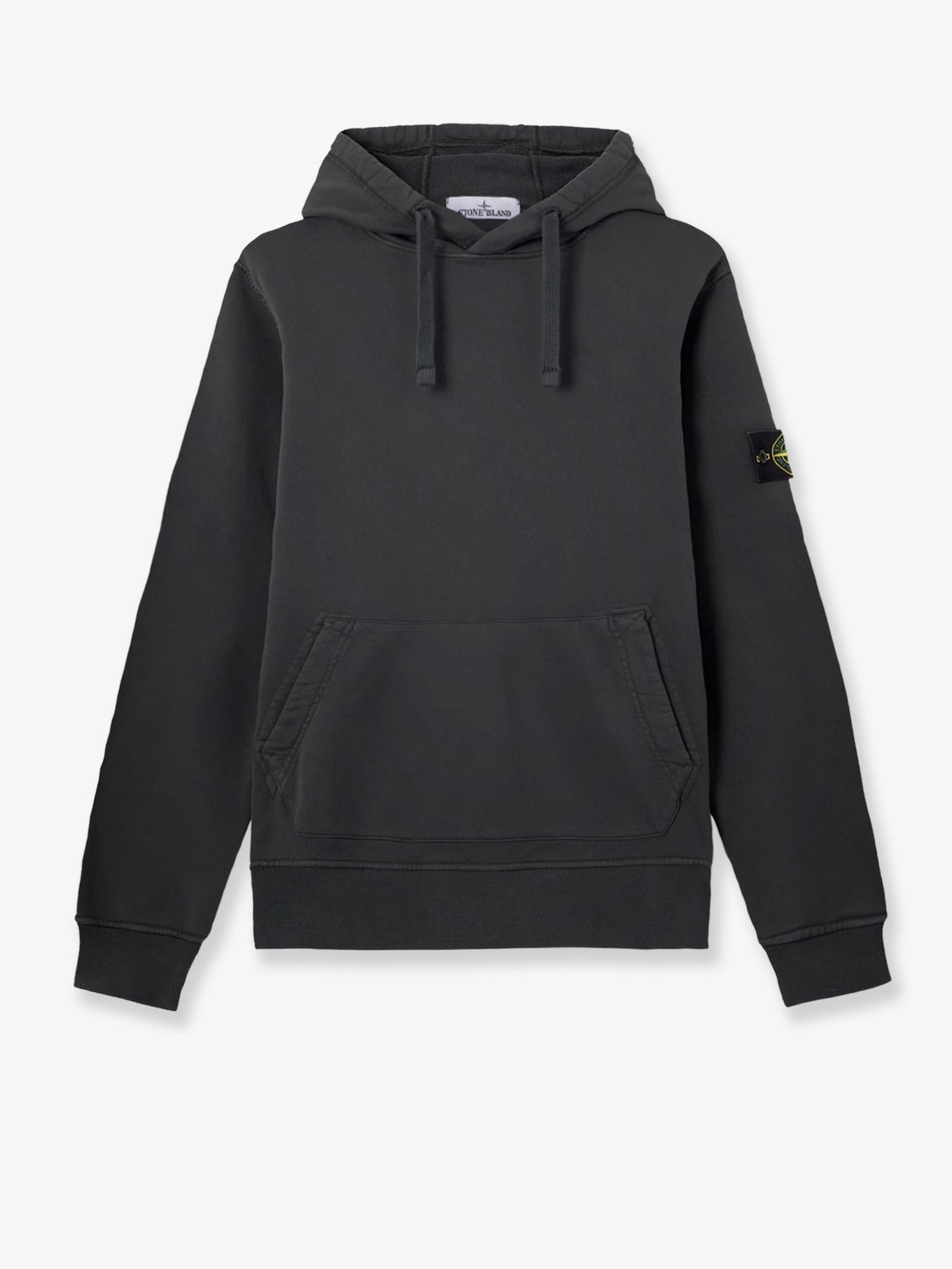 Stone Island Men Cotton Sweatshirt With Side Logo Patch STONE ISLAND
