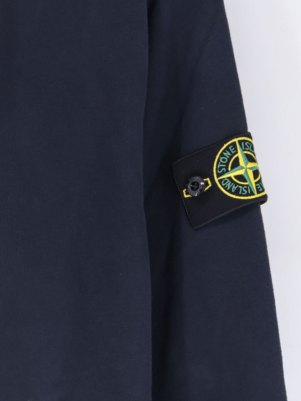 Stone Island Men Cotton Sweatshirt With Side Logo Patch STONE ISLAND