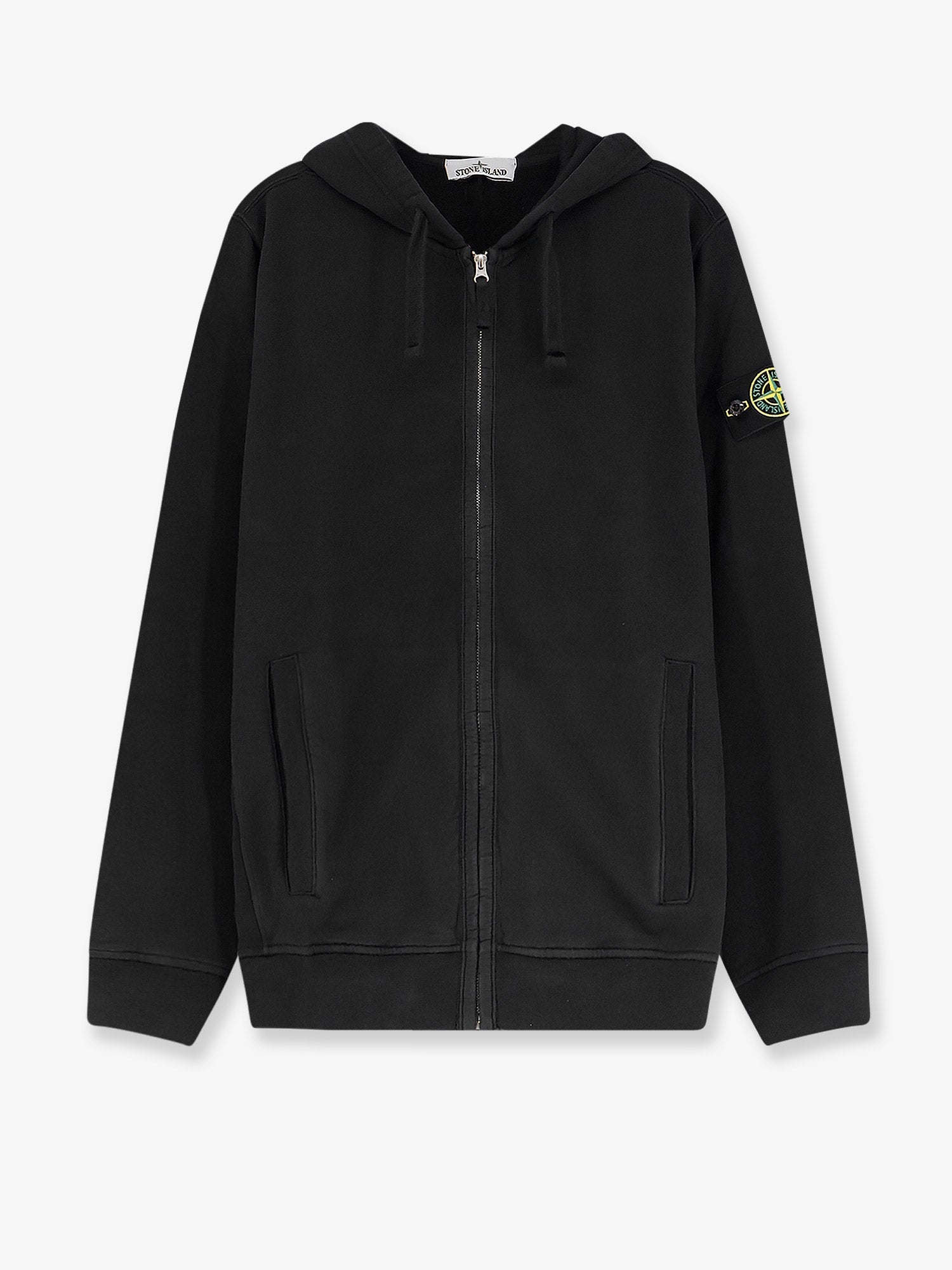 Stone Island Men Cotton Sweatshirt With Side Logo Patch STONE ISLAND