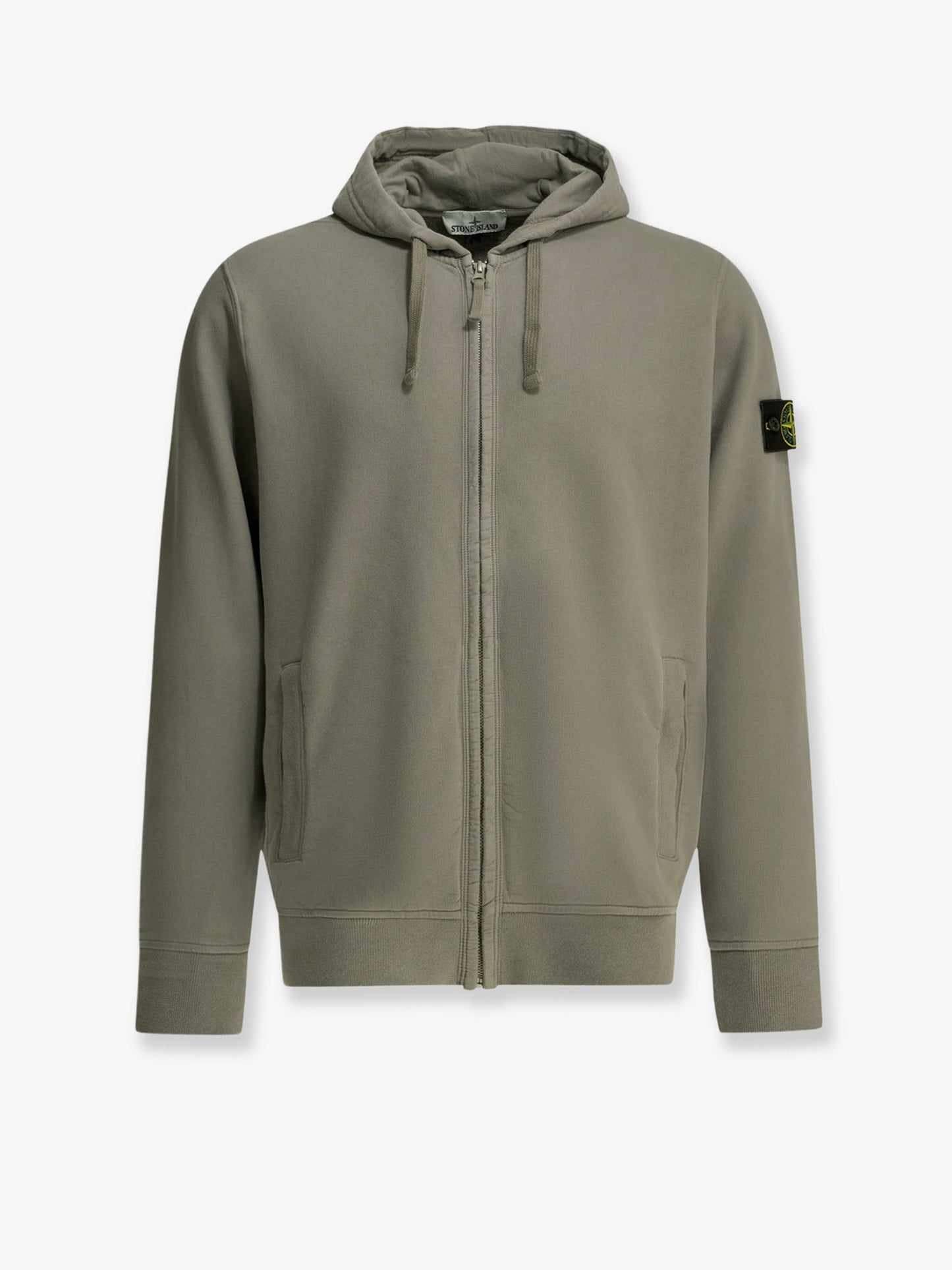 Stone Island Men Organic Cotton Sweatshirt With Lateral Logo Patch STONE ISLAND