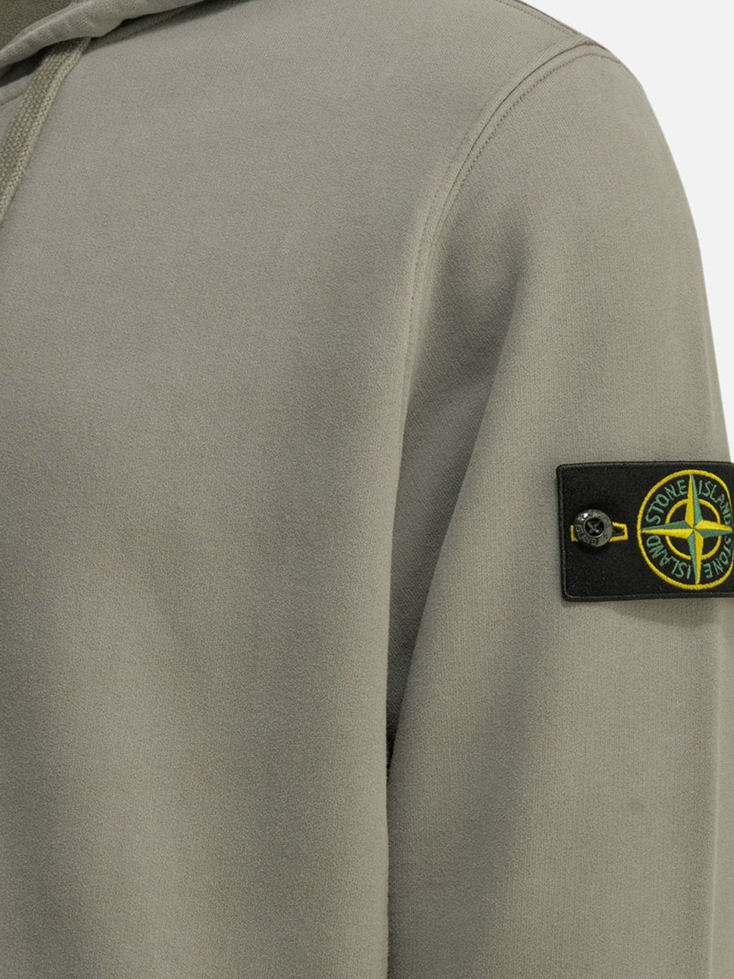 Stone Island Men Organic Cotton Sweatshirt With Lateral Logo Patch STONE ISLAND
