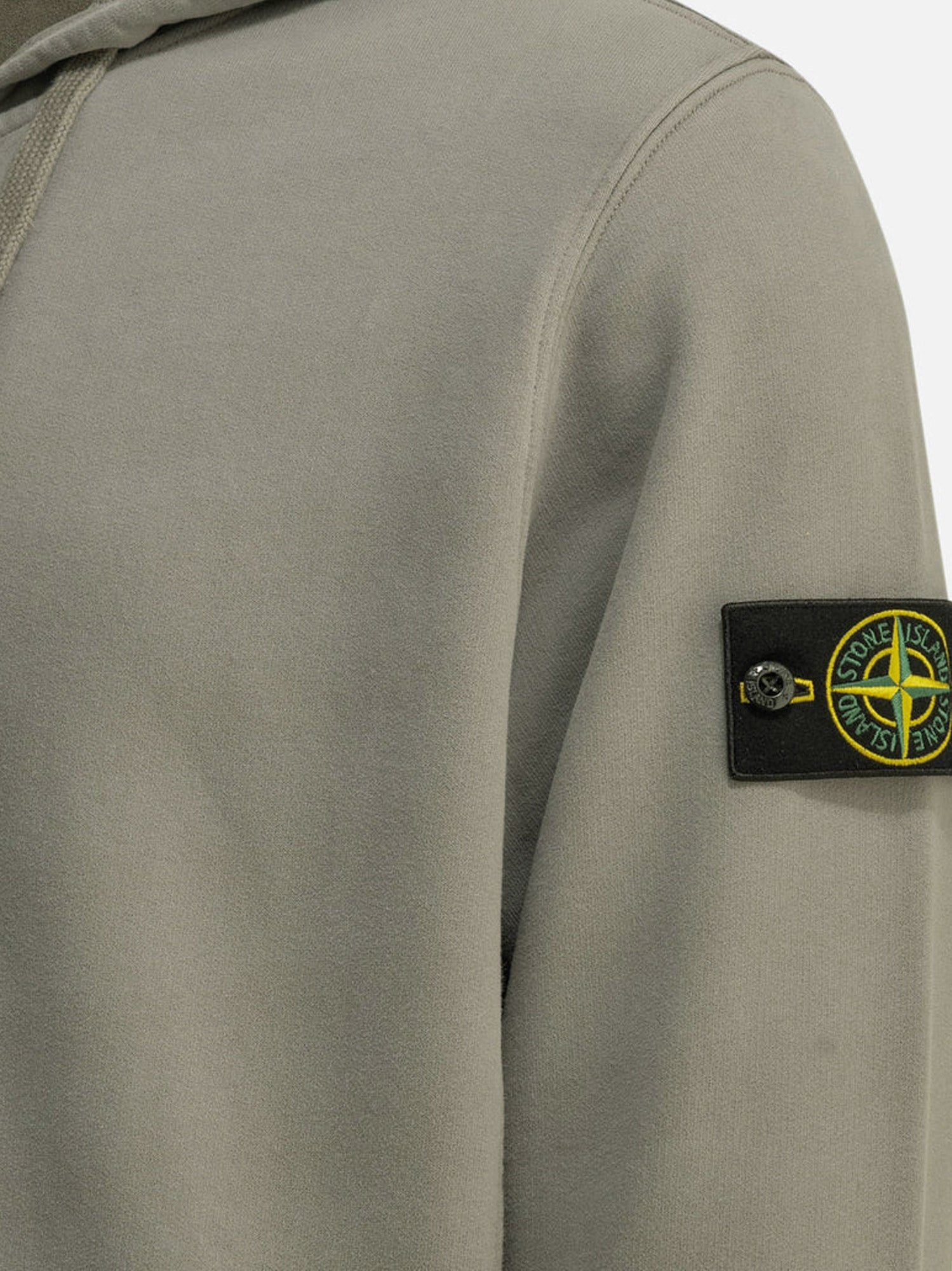 Stone Island Men Organic Cotton Sweatshirt With Lateral Logo Patch STONE ISLAND