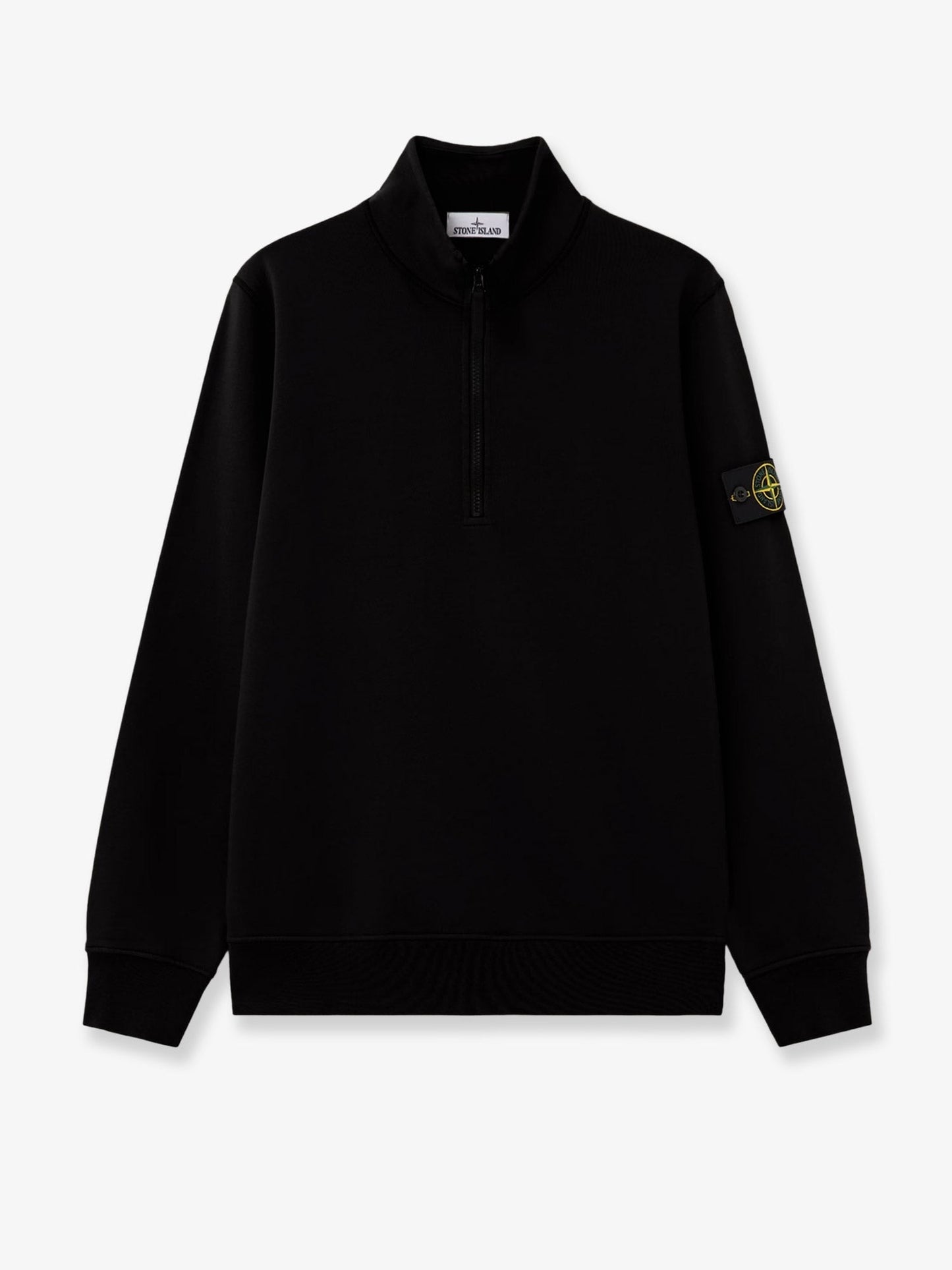 Stone Island Men Cotton Sweatshirt With Side Logo Patch STONE ISLAND