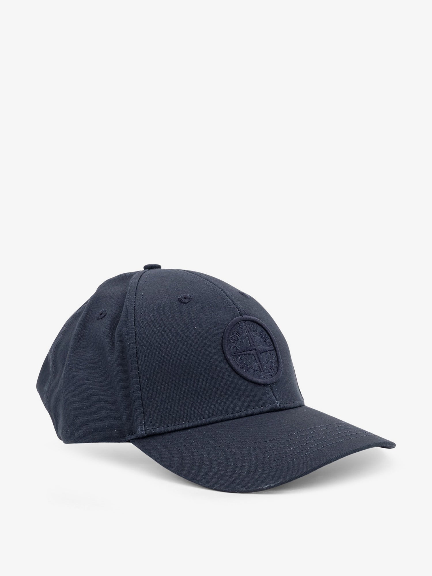 Stone Island Men Cotton Hat With Logo On The Front STONE ISLAND