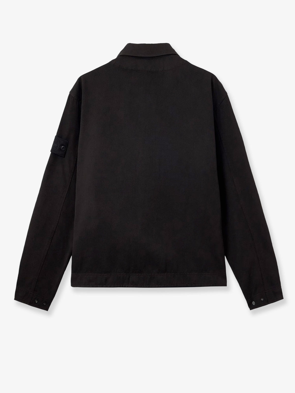 Stone Island Men Raw Hand Wool Cotton Gabardine-Tc S.I: Ghost Wool And Cotton Blend Jacket STONE ISLAND