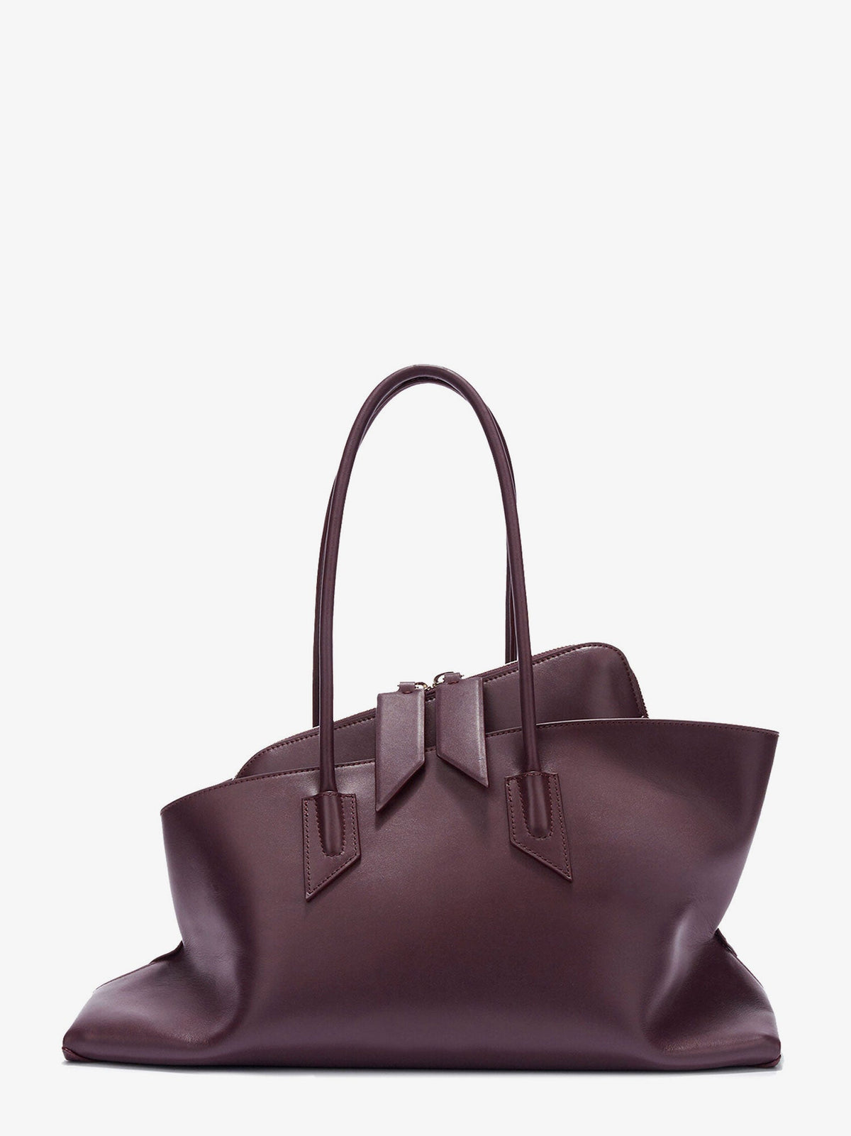 The Attico Women La Passeggiata Medium Leather Shoulder Bag THE ATTICO