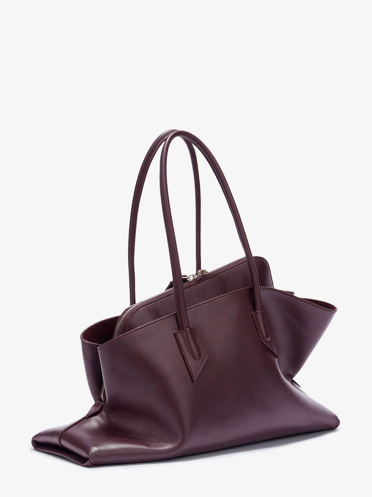 The Attico Women La Passeggiata Medium Leather Shoulder Bag THE ATTICO
