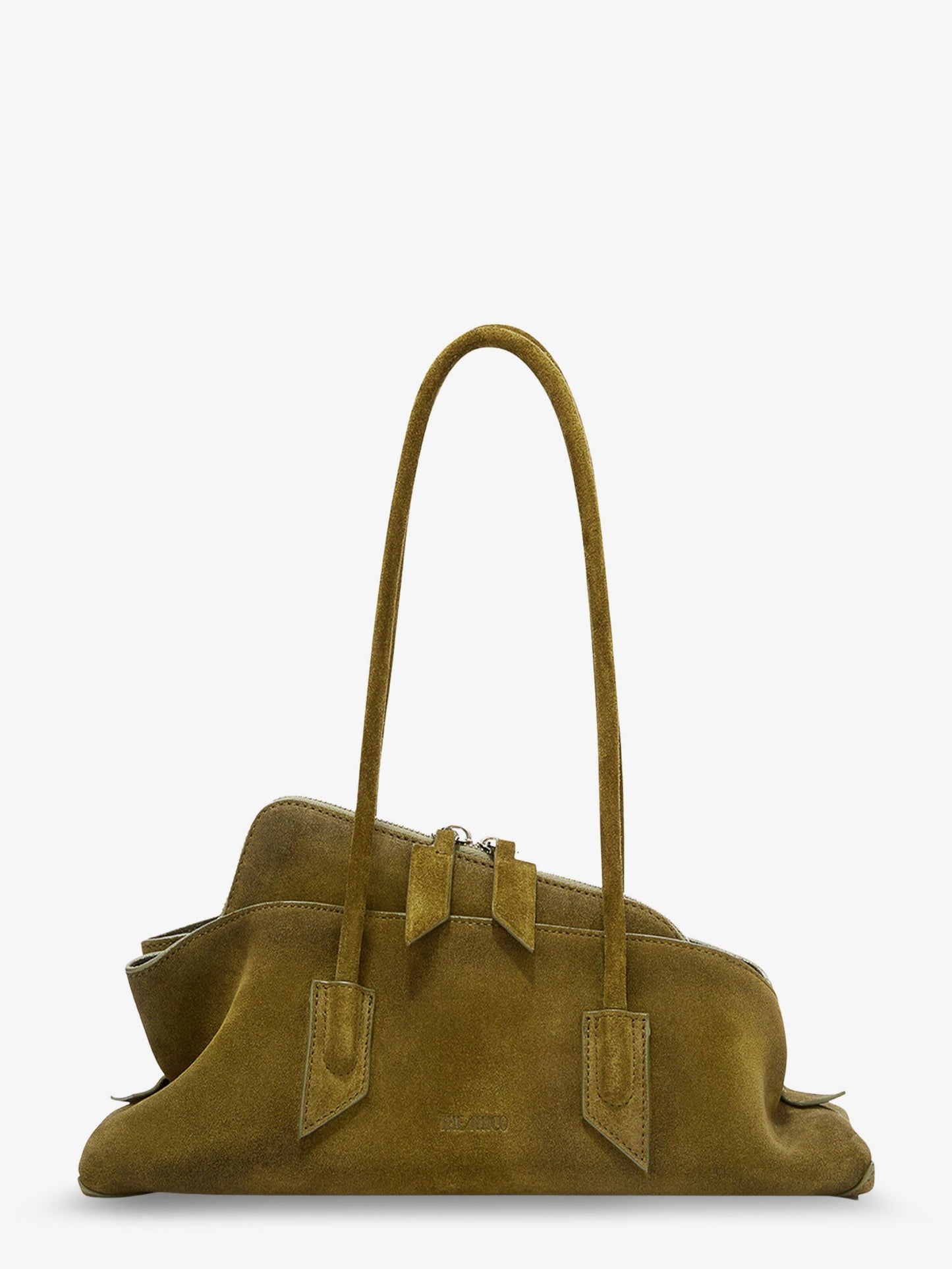 The Attico Women La Passeggiata Small Suede Shoulder Bag THE ATTICO