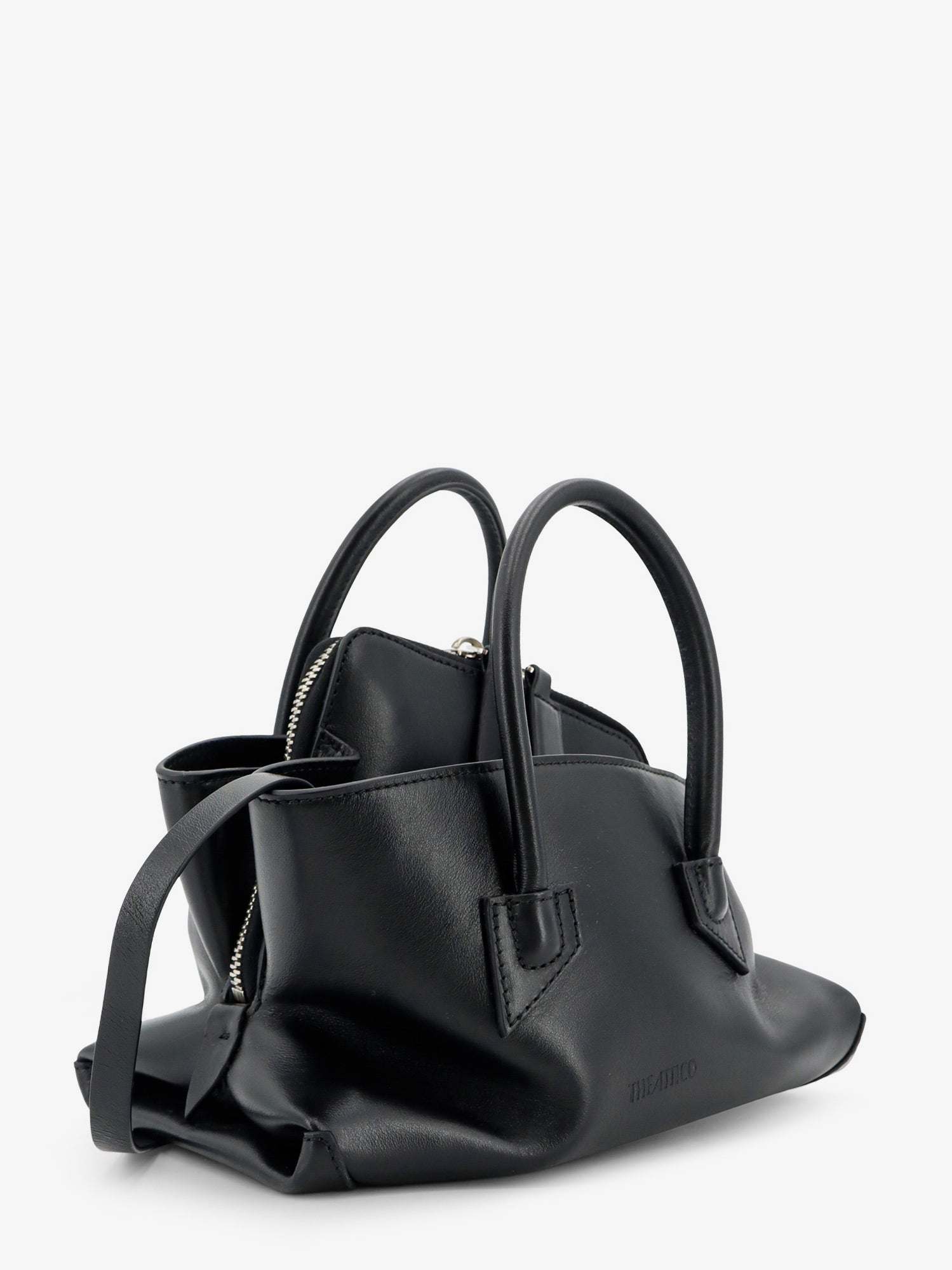 The Attico Women La Passeggiata Mini Leather Handbag THE ATTICO
