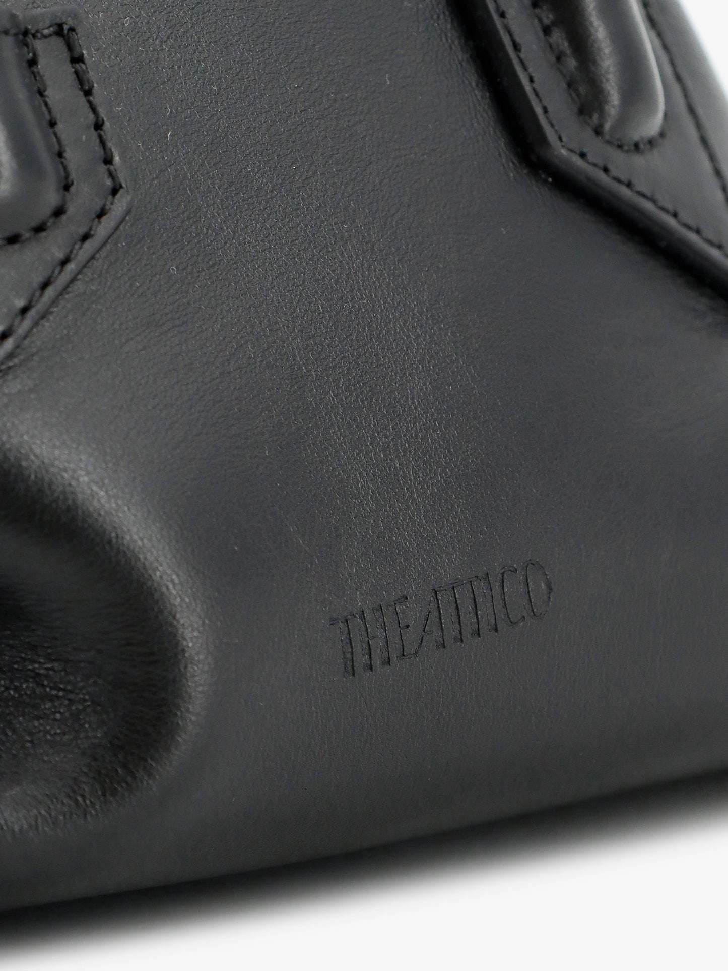 The Attico Women La Passeggiata Mini Leather Handbag THE ATTICO