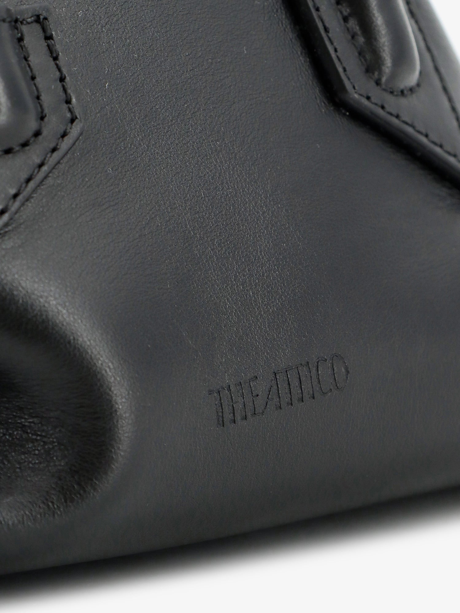 The Attico Women La Passeggiata Mini Leather Handbag THE ATTICO