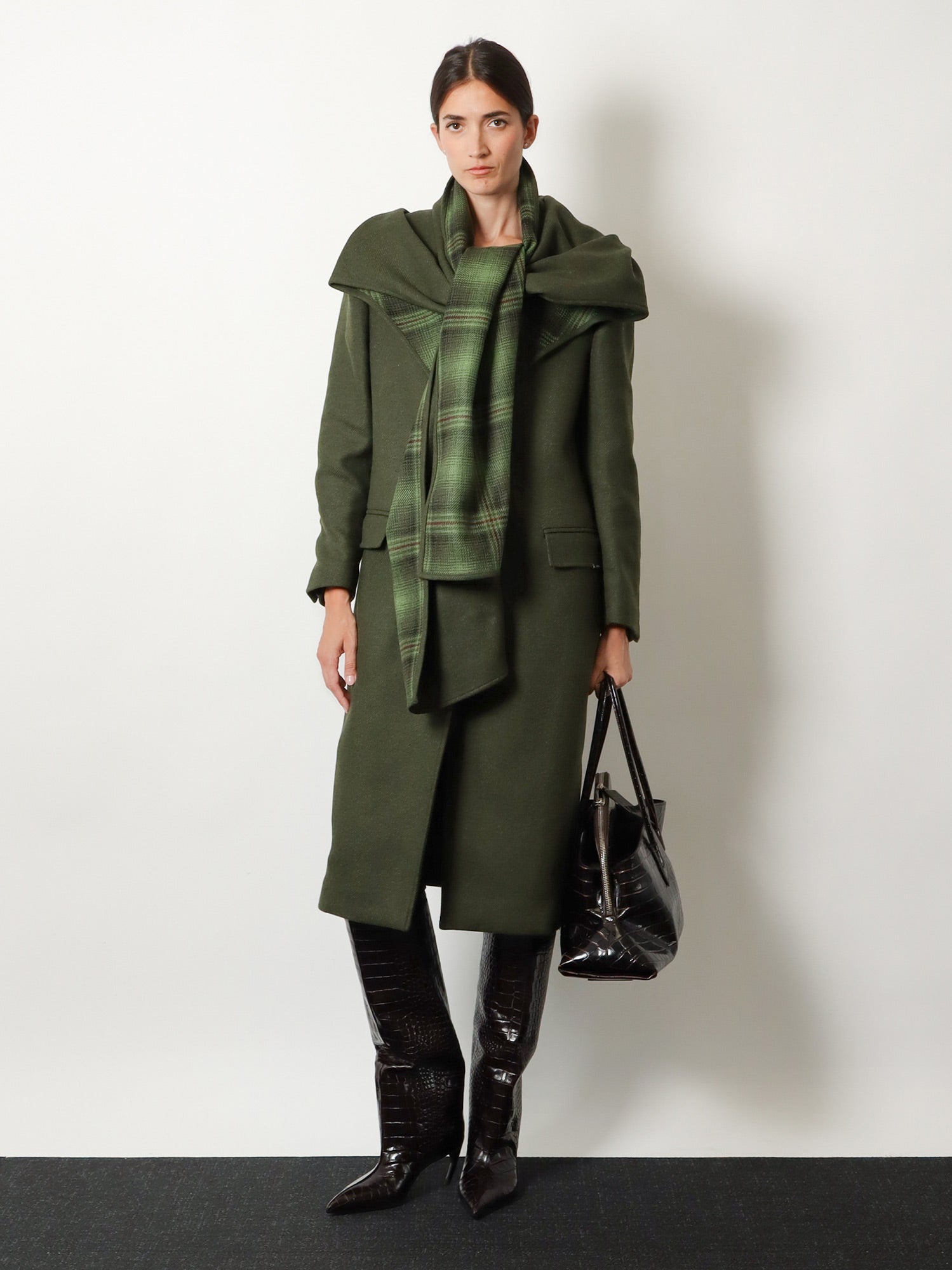The Attico Women Wool Blend Coat THE ATTICO