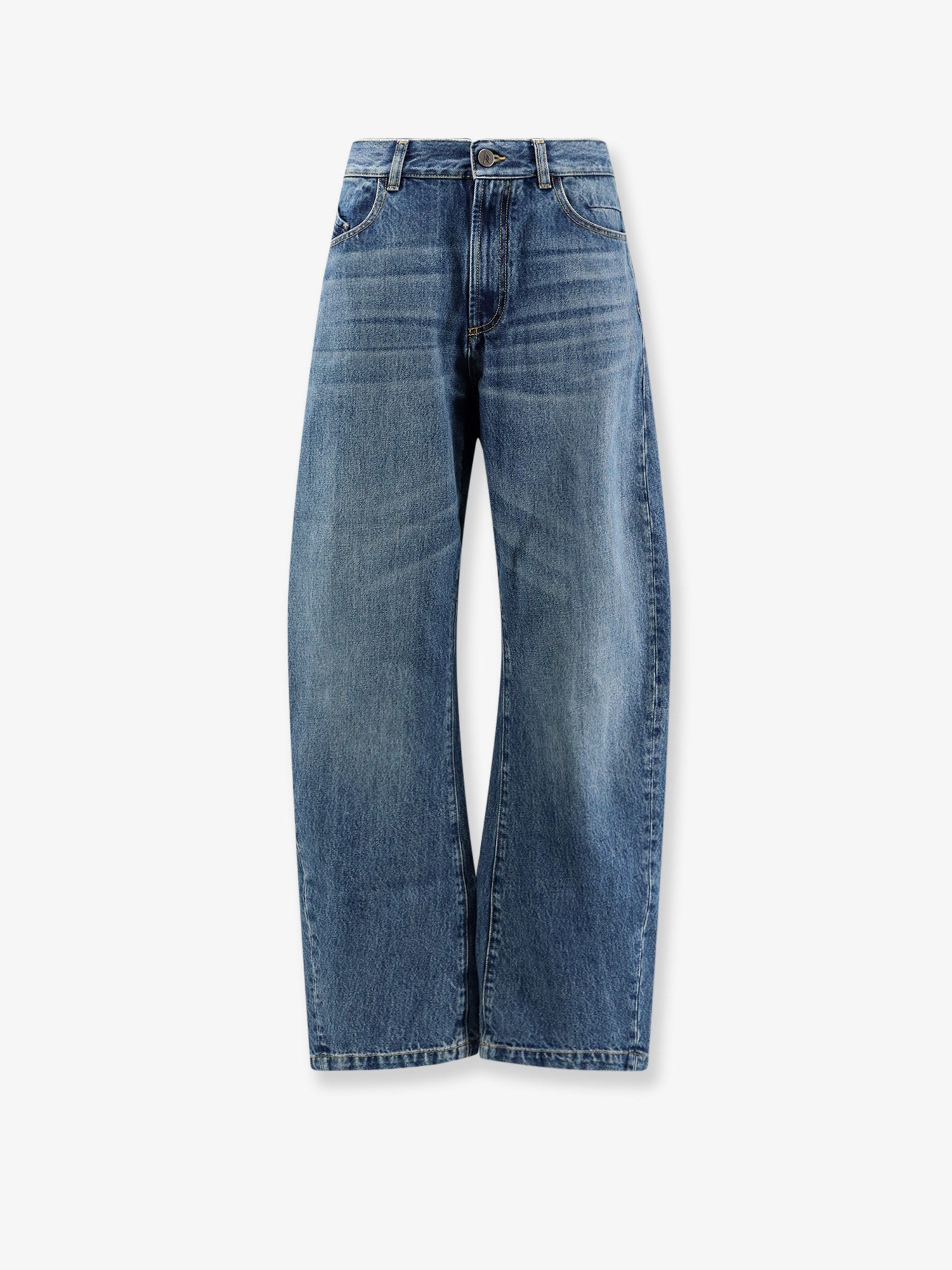 The Attico Women Blue Denim Jeans THE ATTICO