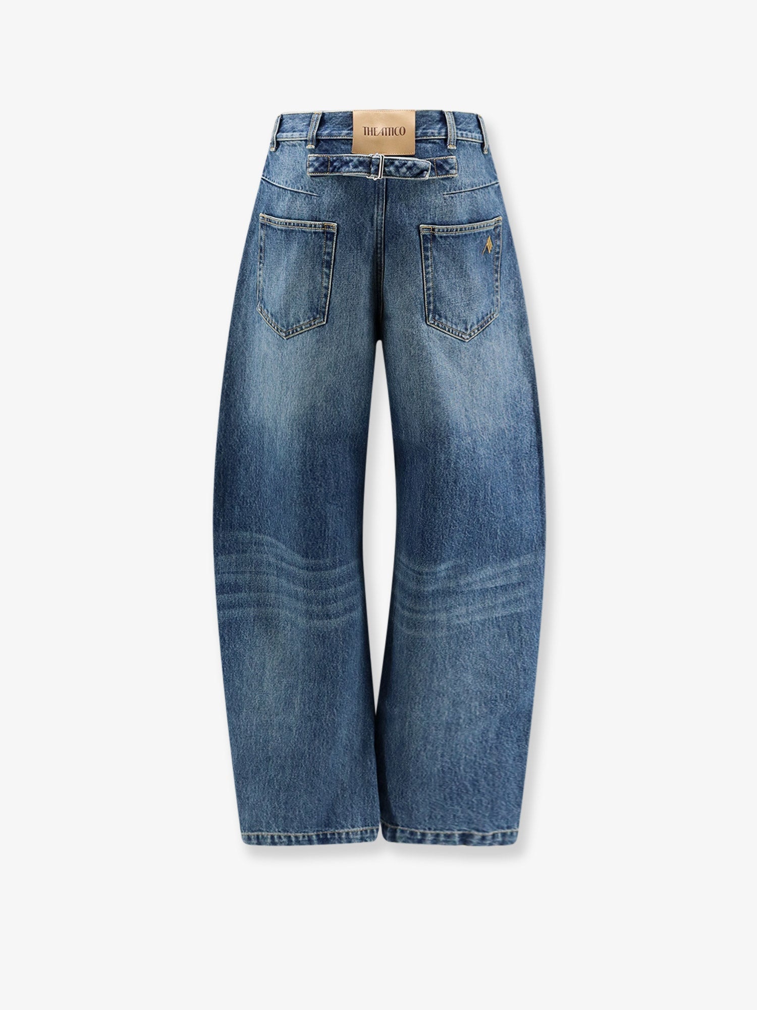 The Attico Women Blue Denim Jeans THE ATTICO
