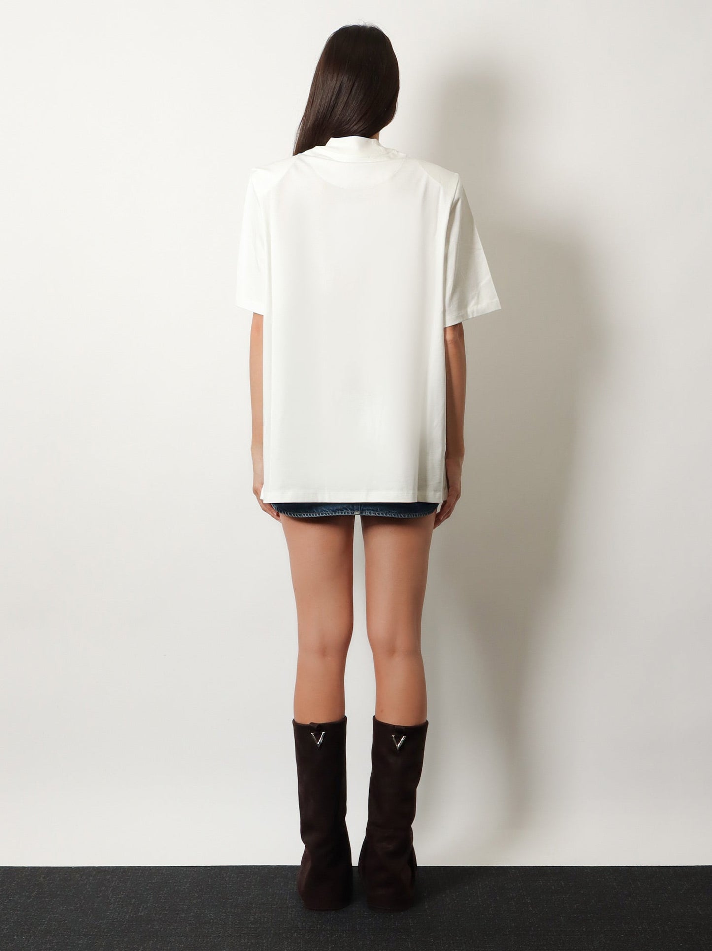 The Attico Women Oversized Cotton T-Shirt THE ATTICO