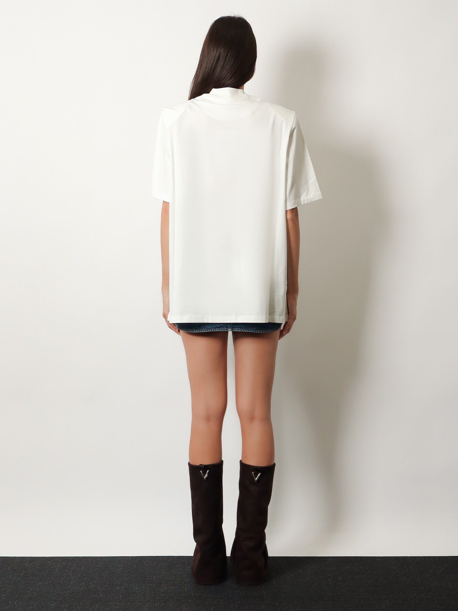 The Attico Women Oversized Cotton T-Shirt THE ATTICO