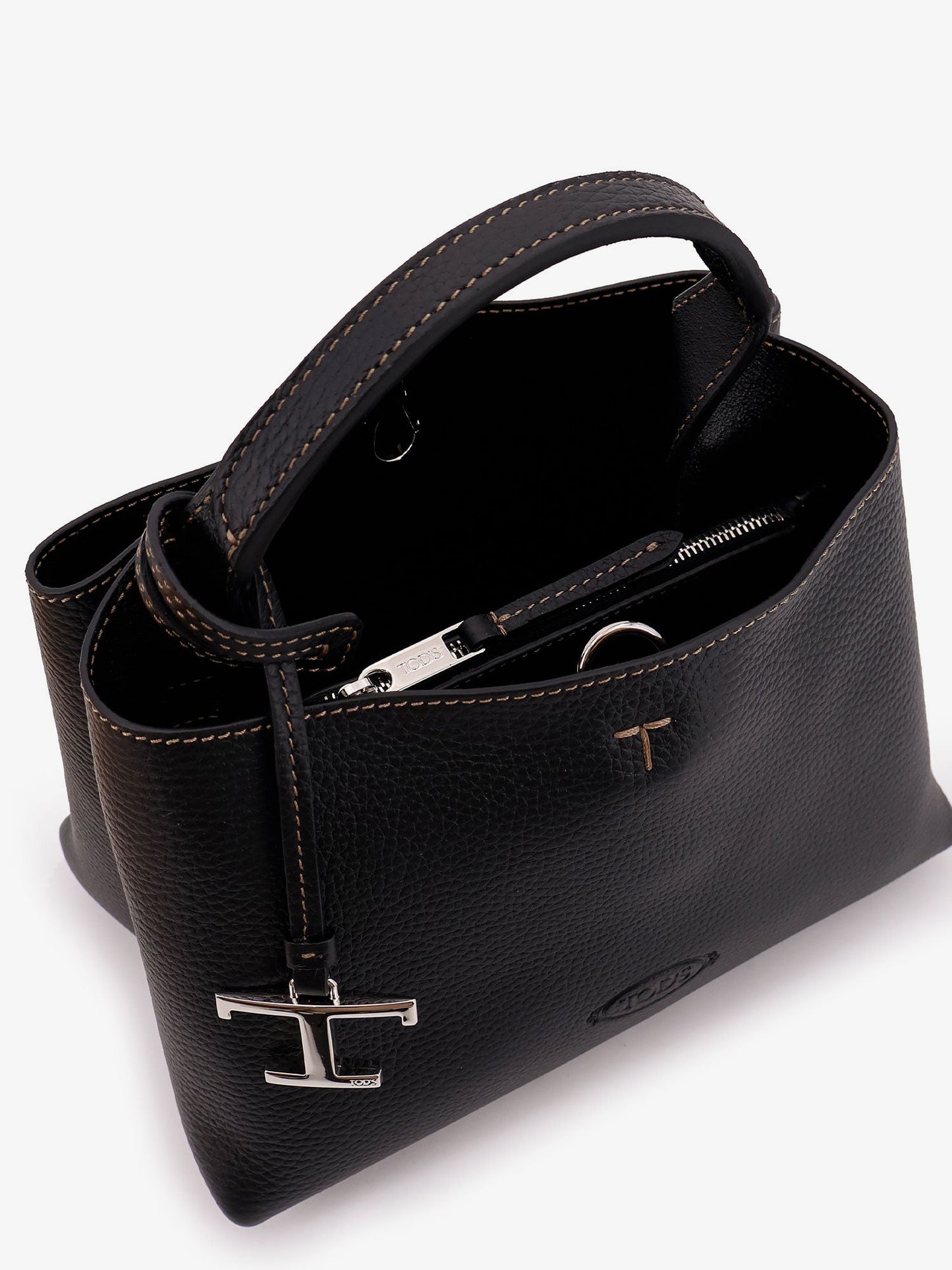 Tod's Women Micro Leather Crossbody Bag With Iconic Stitching On The Front TOD'S