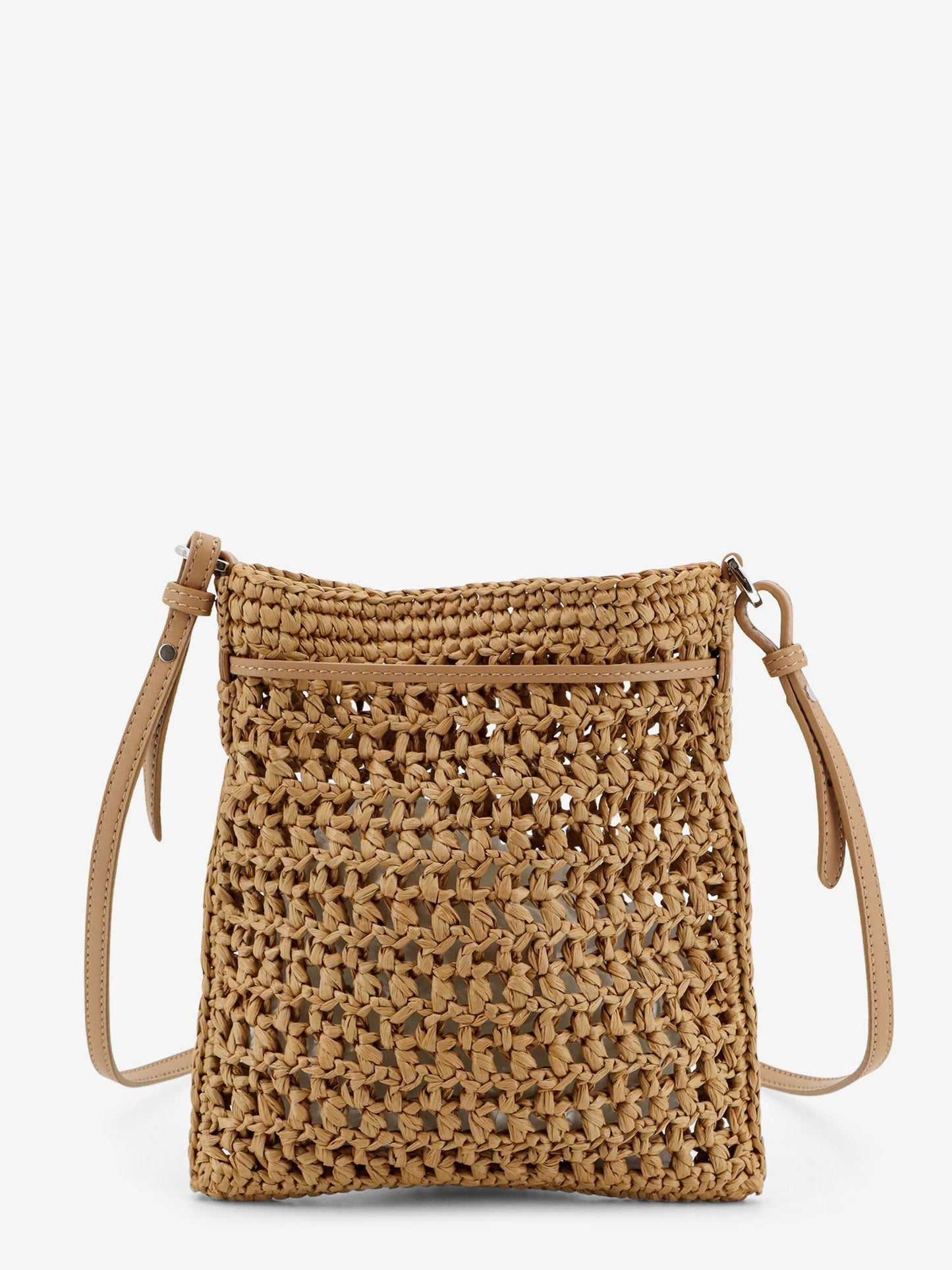 Tod's Women Raffia Bucket Bag With Crochet Motif TOD'S