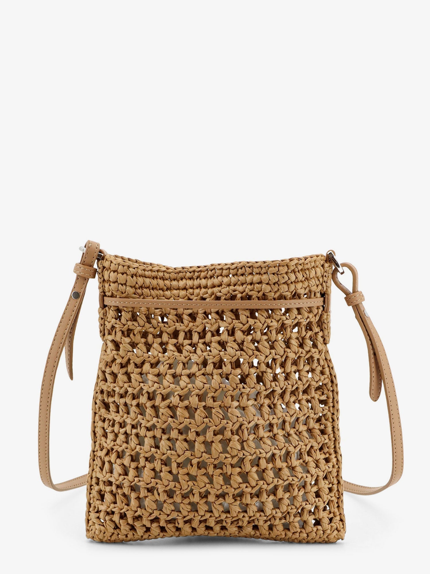 Tod's Women Raffia Bucket Bag With Crochet Motif TOD'S