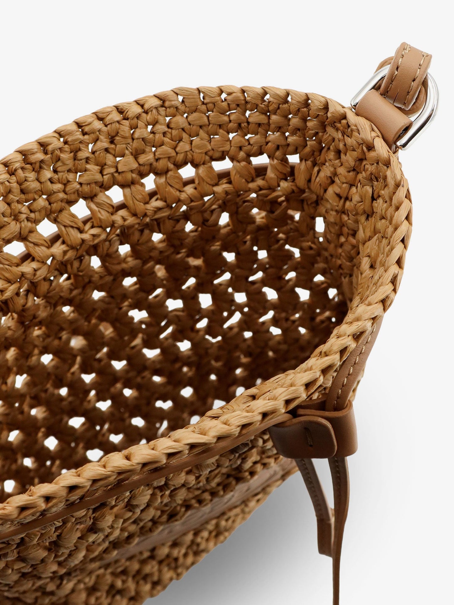 Tod's Women Raffia Bucket Bag With Crochet Motif TOD'S