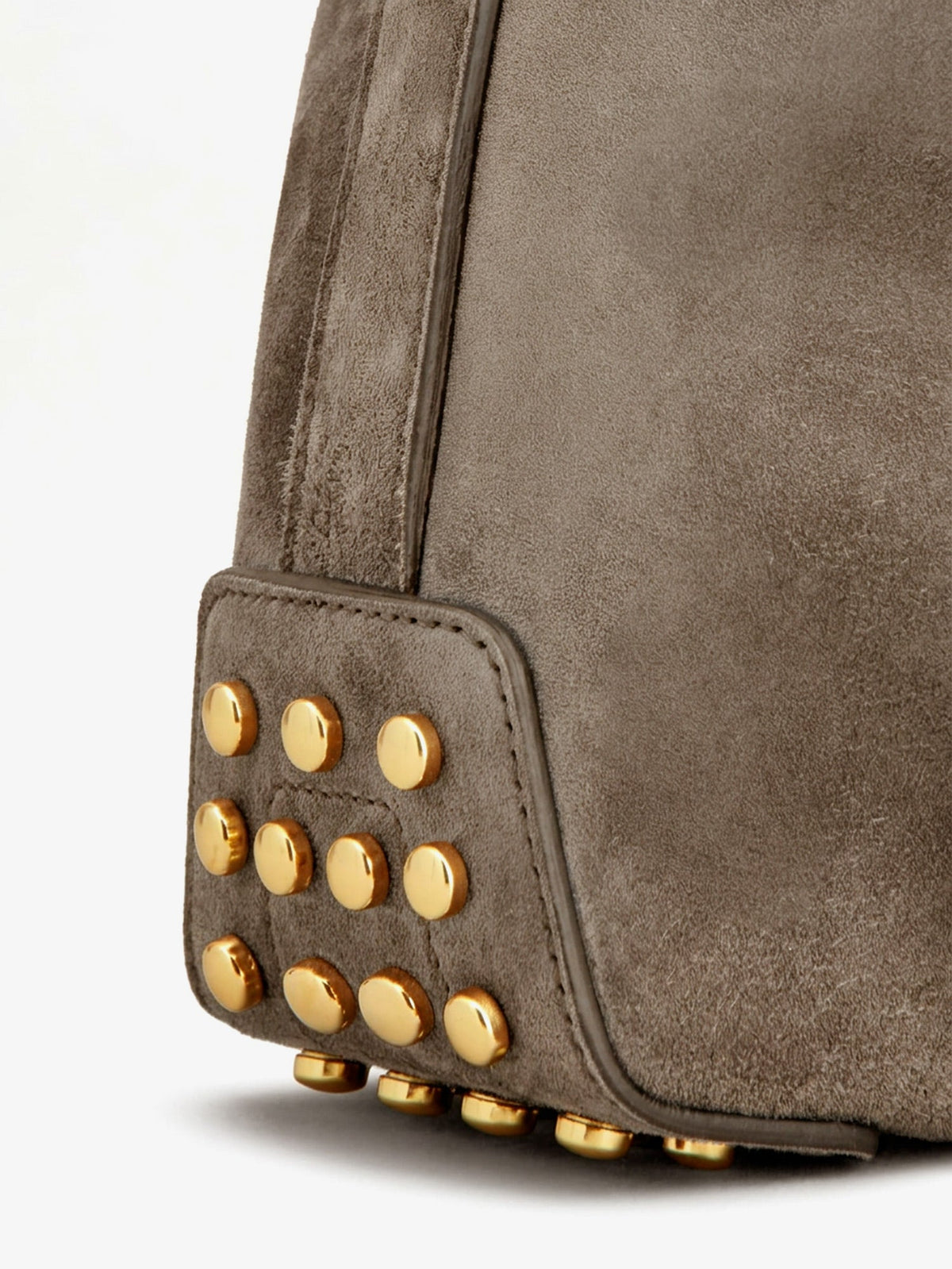 Tod's Women Mini Bag Metal Dots Suede Crossbody Bag TOD'S