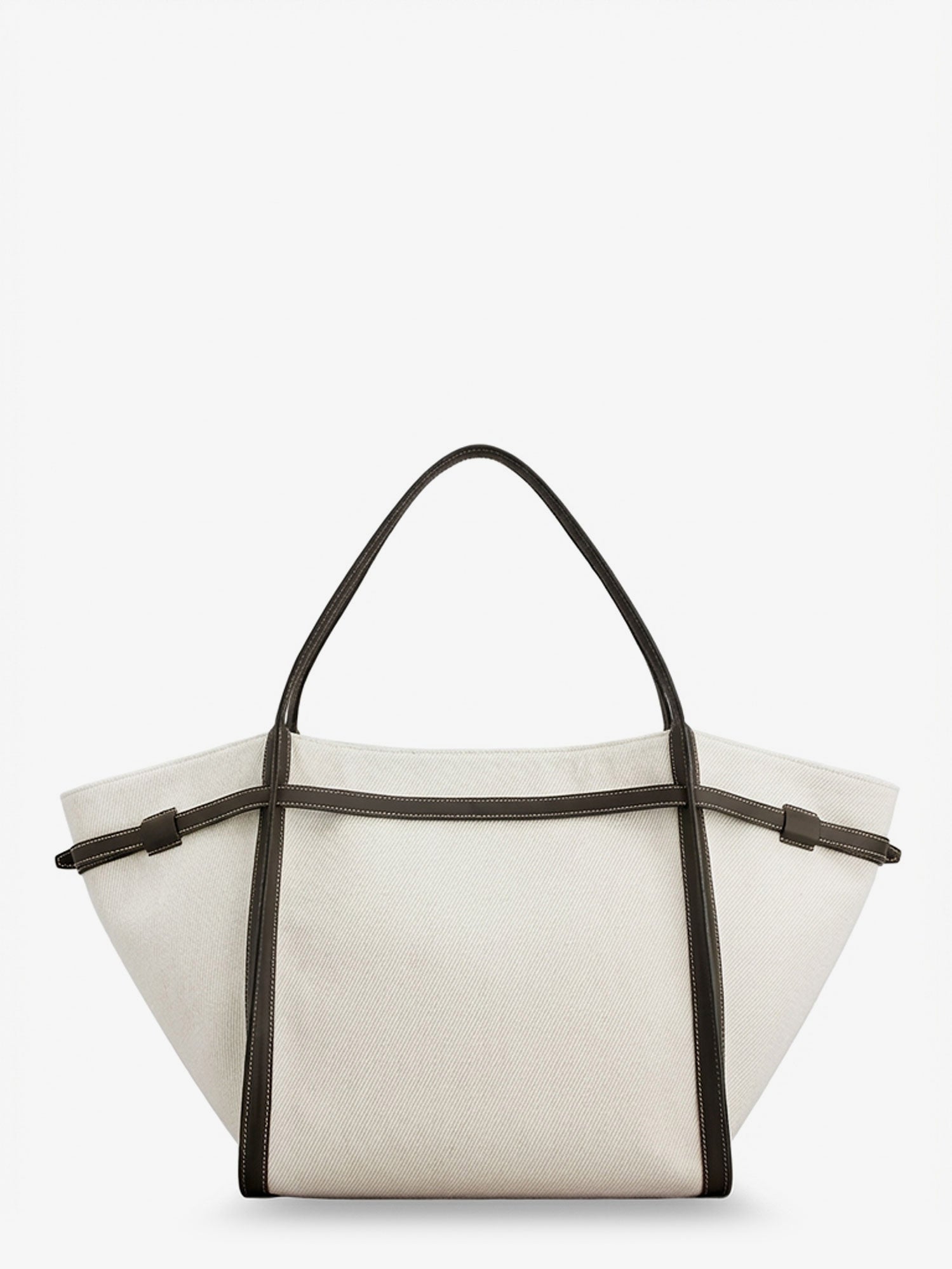 Tod's Women Tim Canvas And Leather Medium Shopping Bag TOD'S