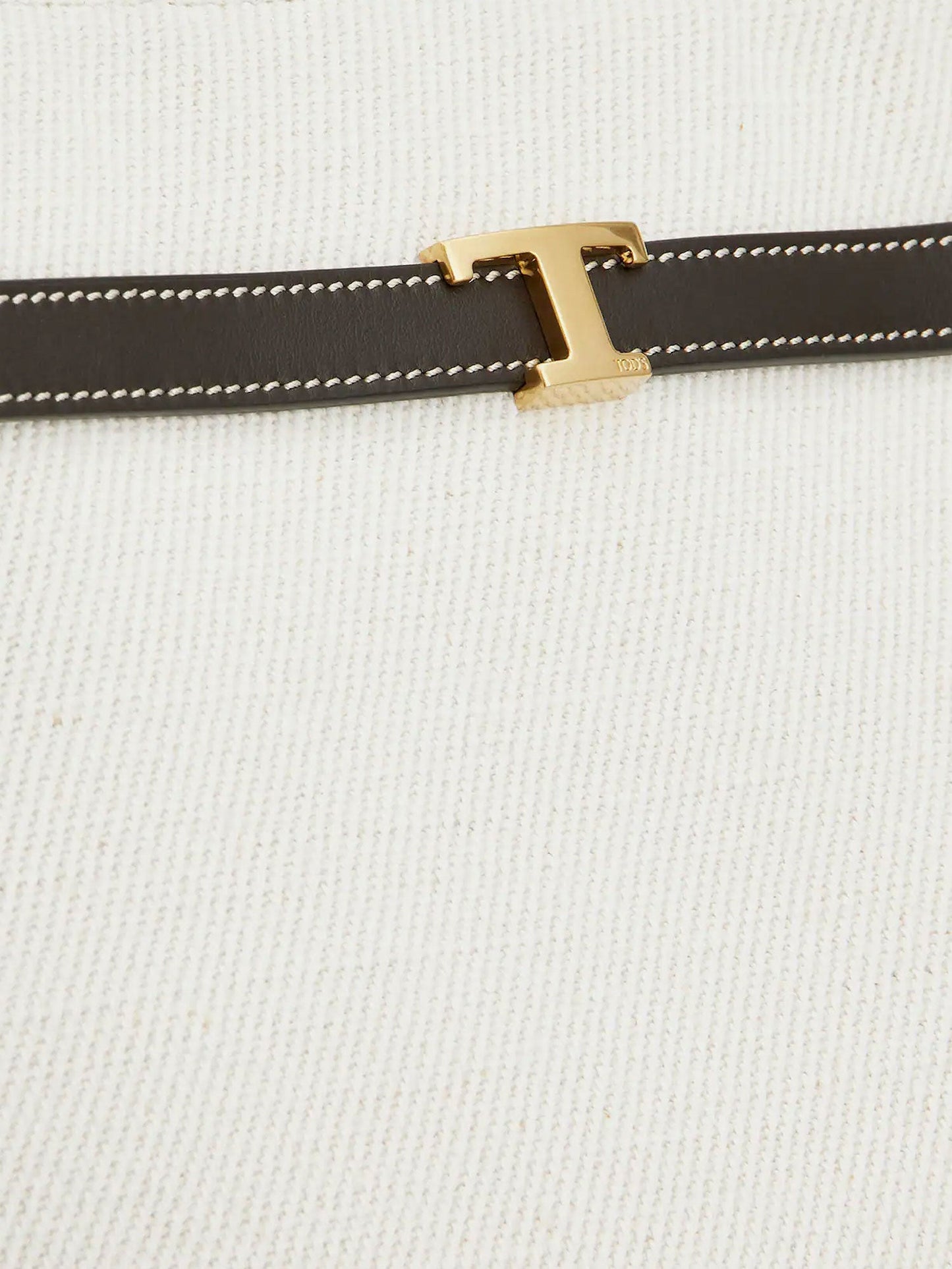 Tod's Women Tim Canvas And Leather Medium Shopping Bag TOD'S