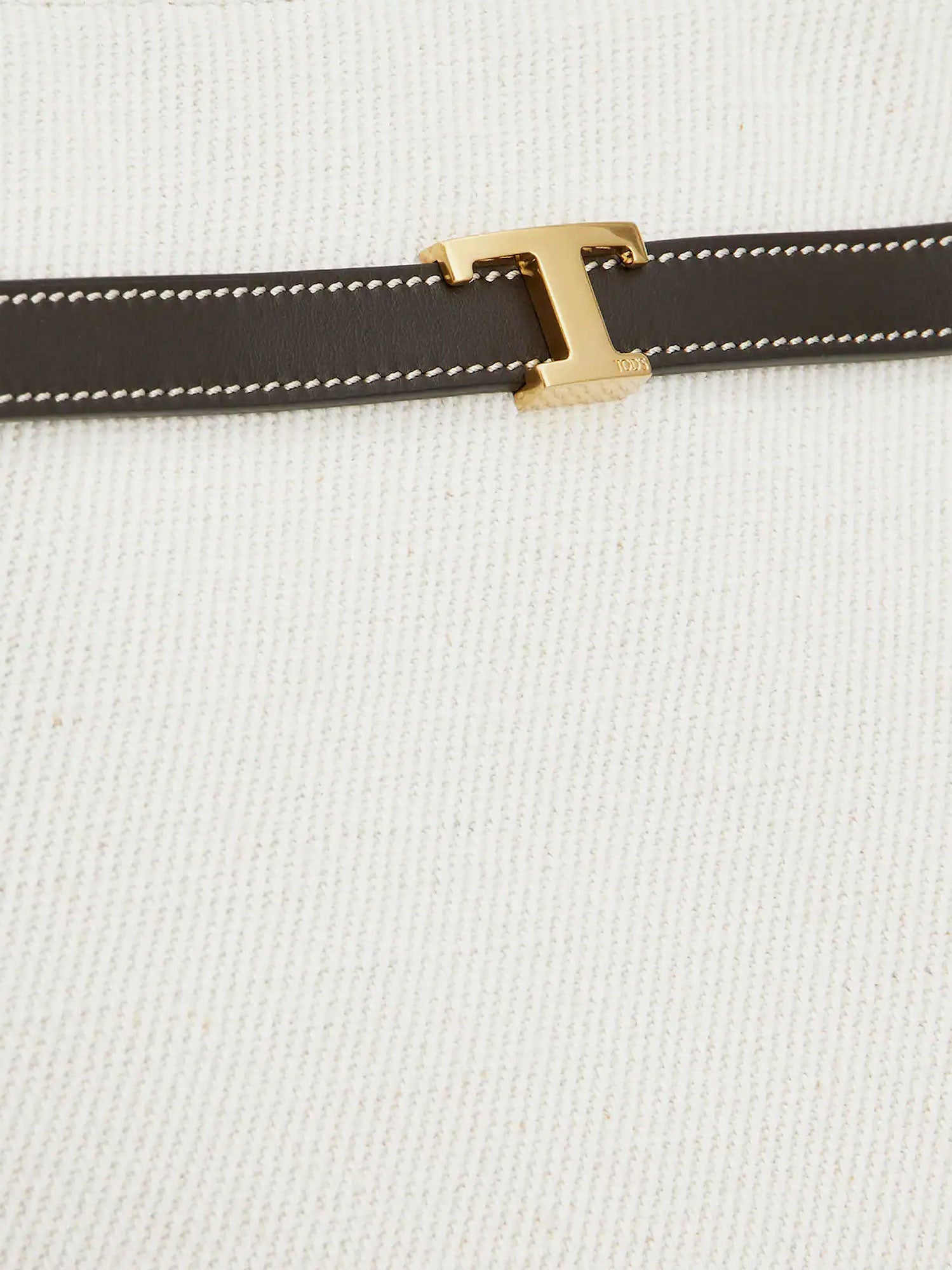 Tod's Women Tim Canvas And Leather Medium Shopping Bag TOD'S