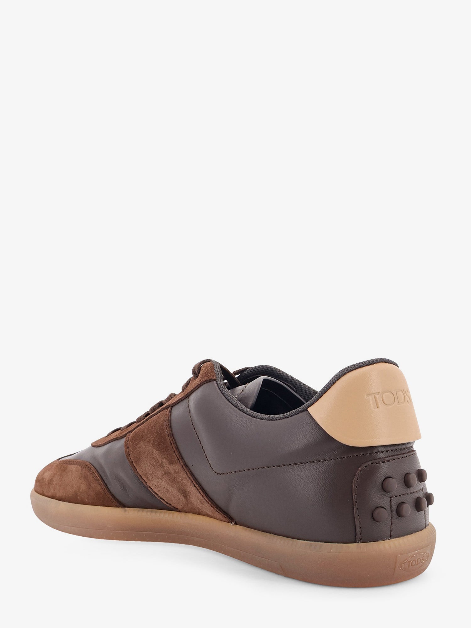 Tod's Men Allacciata Cassetta Leather And Suede Sneakers TOD'S