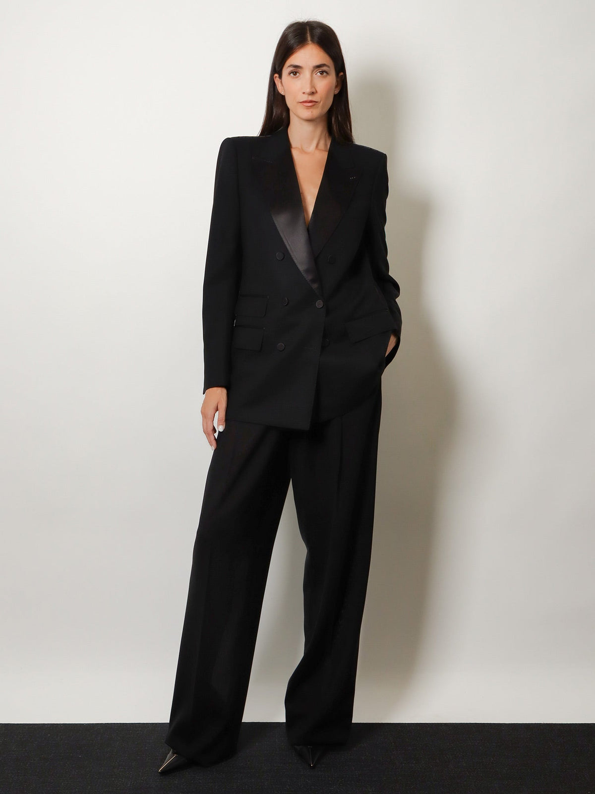 Tom Ford Women Wool Tuxedo Blazer TOM FORD