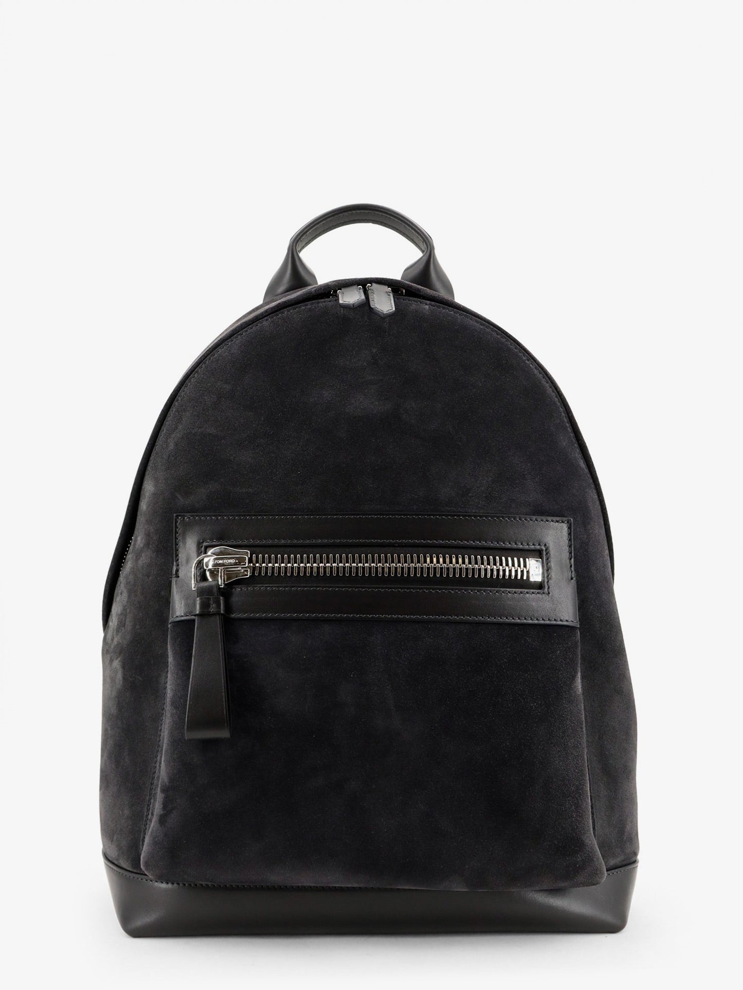 Tom Ford Men Suede Backpack With Maxi Zip On The Front TOM FORD