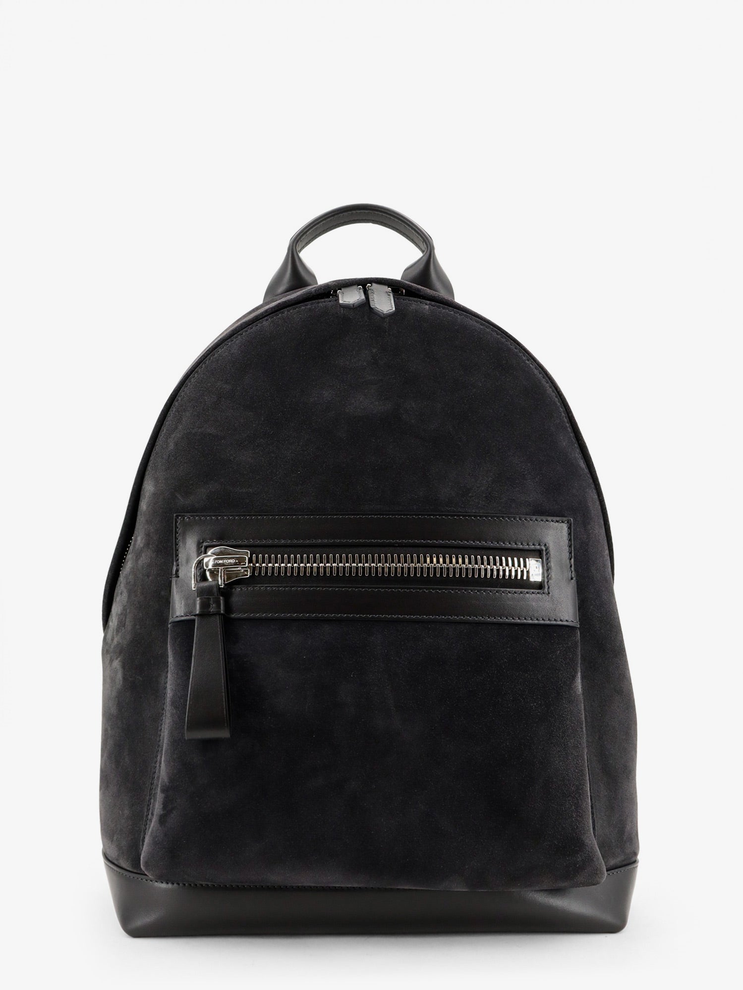 Tom Ford Men Suede Backpack With Maxi Zip On The Front TOM FORD