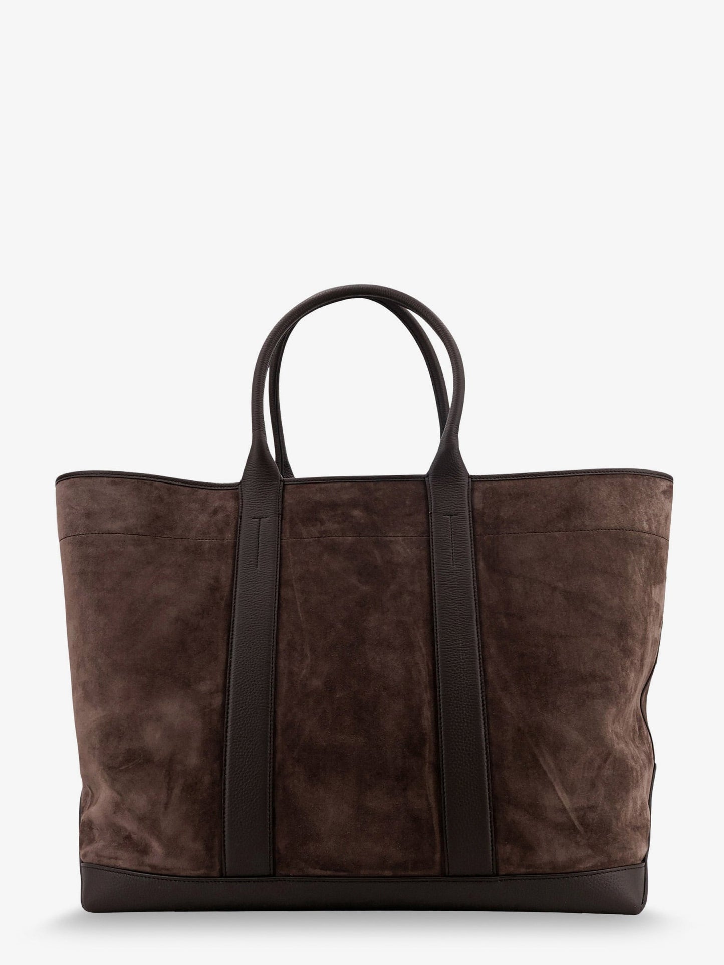 Tom Ford Men Suede Shopping Bag With Logo Engraved On The Bottom TOM FORD