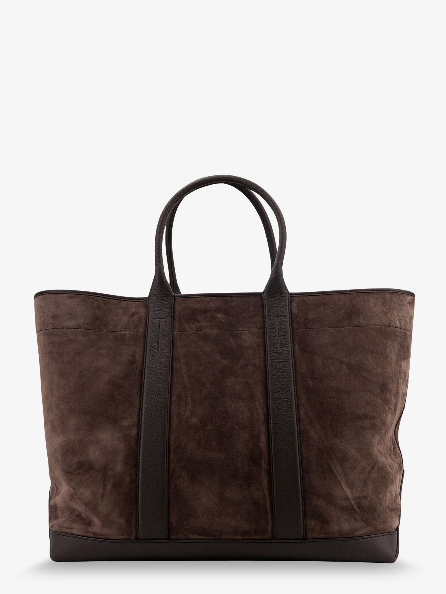 Tom Ford Men Suede Shopping Bag With Logo Engraved On The Bottom TOM FORD