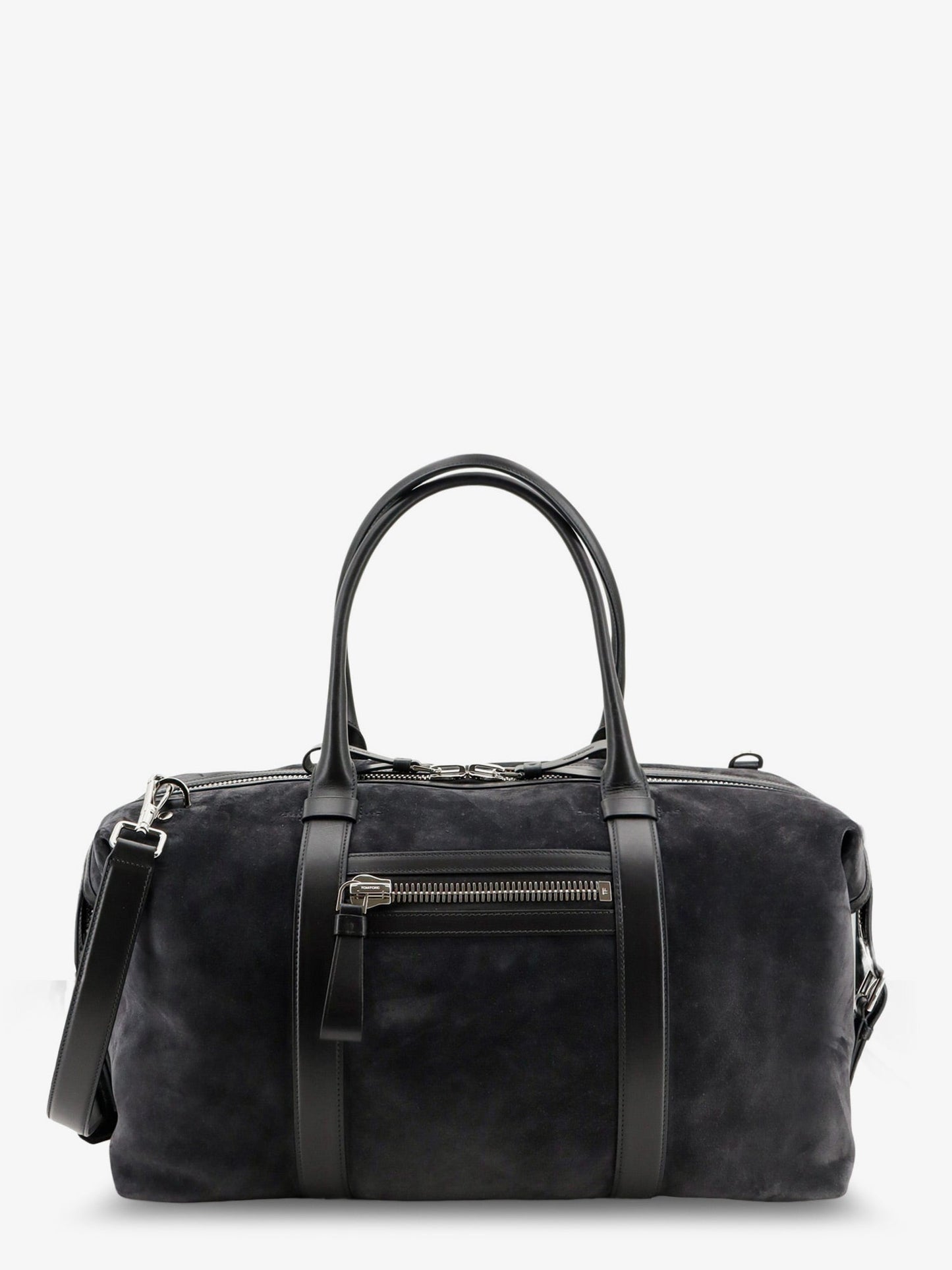 Tom Ford Men Buckley Holdall Suede Travel Bag TOM FORD